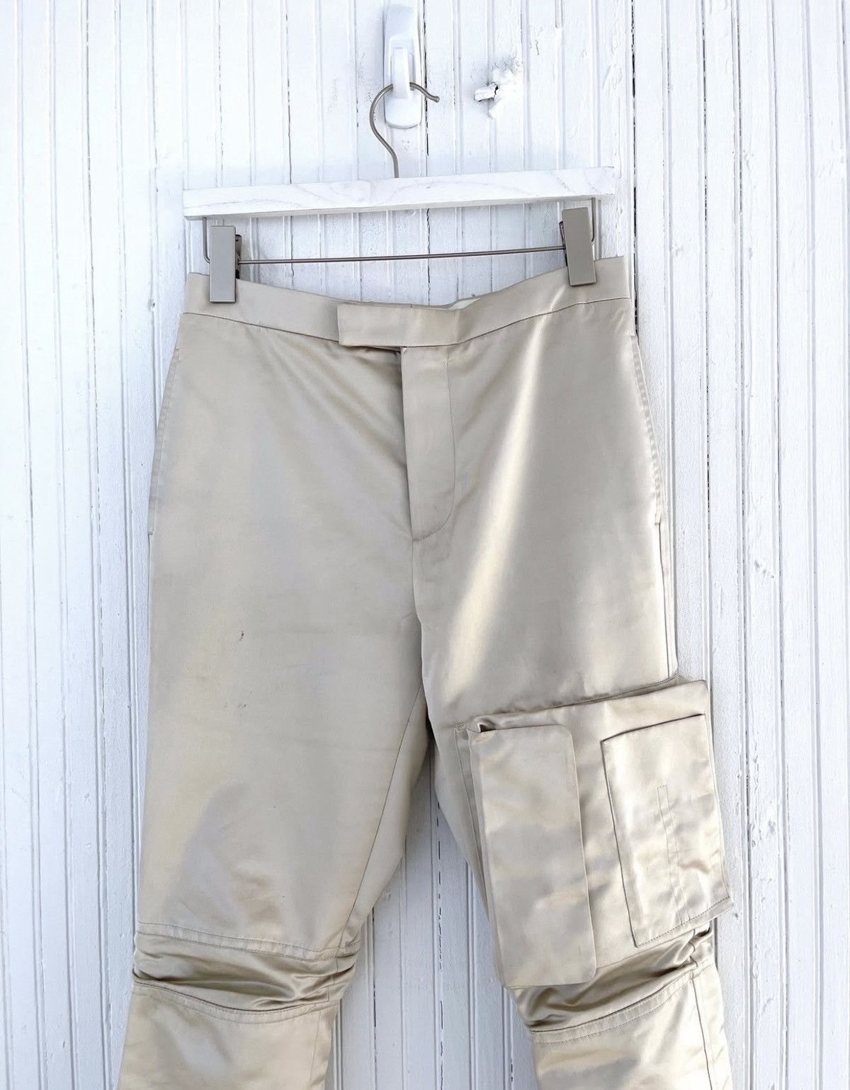 Raf Simons FW18 Satin Slim Space Pants With Pockets (46) Size US 30 / EU 46 - 2 Thumbnail