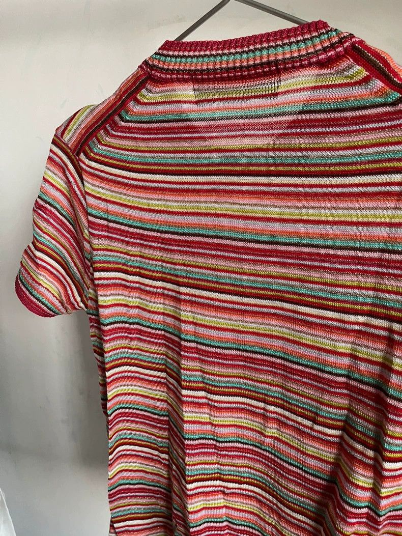 Comme des Garcons Comme des Garcons size 均码 Colored striped knitted short-sl Size S / US 4 / IT 40 - 6 Thumbnail