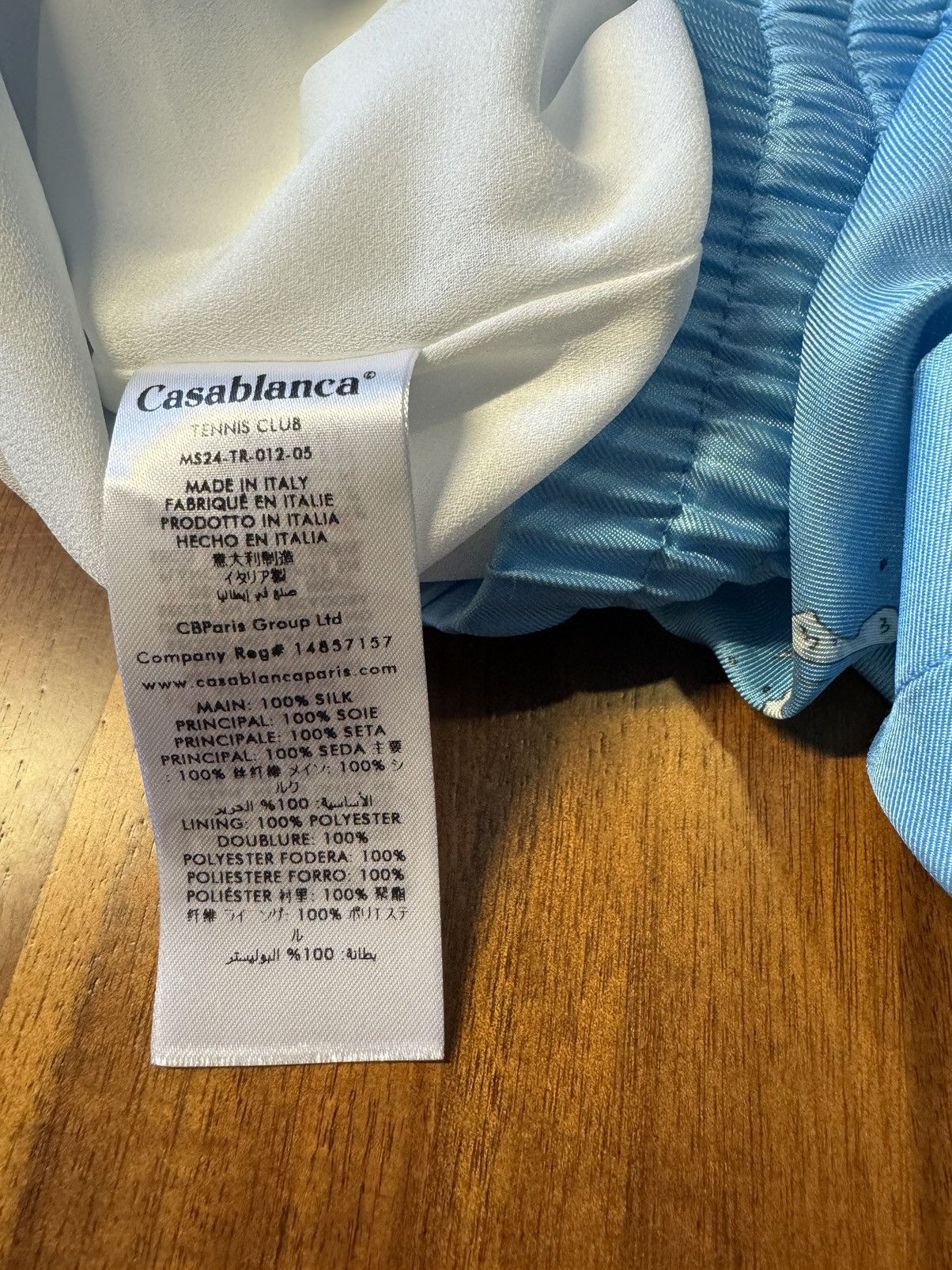 Casablanca Casablanca Silk Shorts Size US 32 / EU 48 - 4 Thumbnail