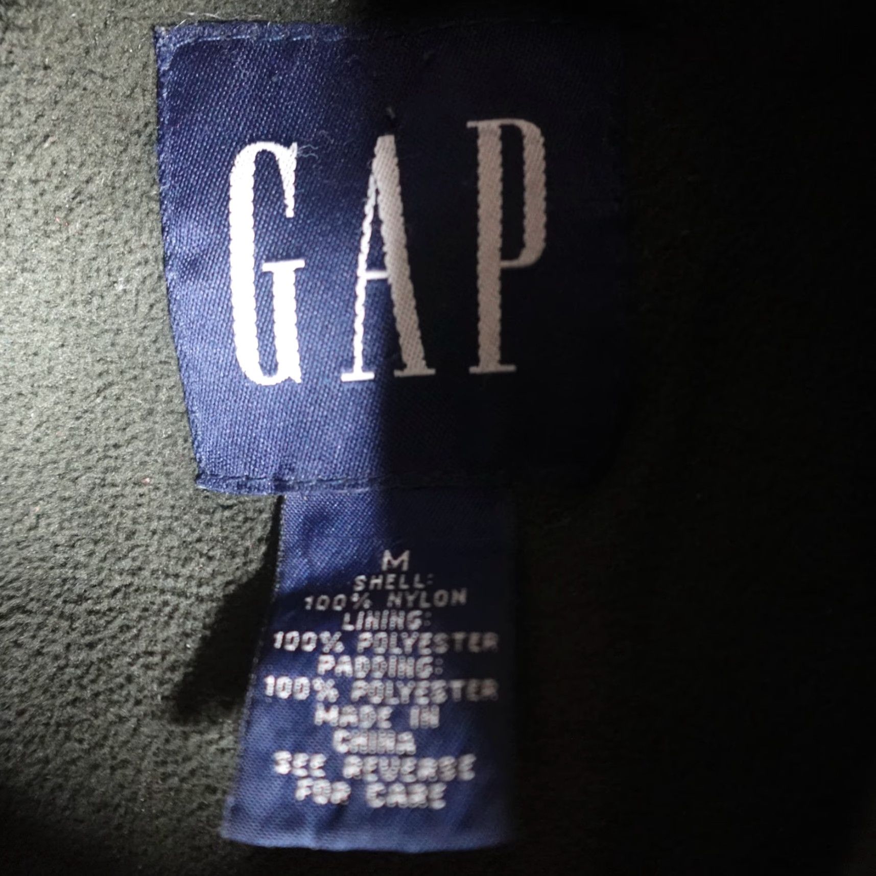 Vintage VINTAGE Gap Vest Medium Green Nylon Fleece Full Zip Embroidered Casual Men XS? (Error) Size US M / EU 48-50 / 2 - 2 Thumbnail