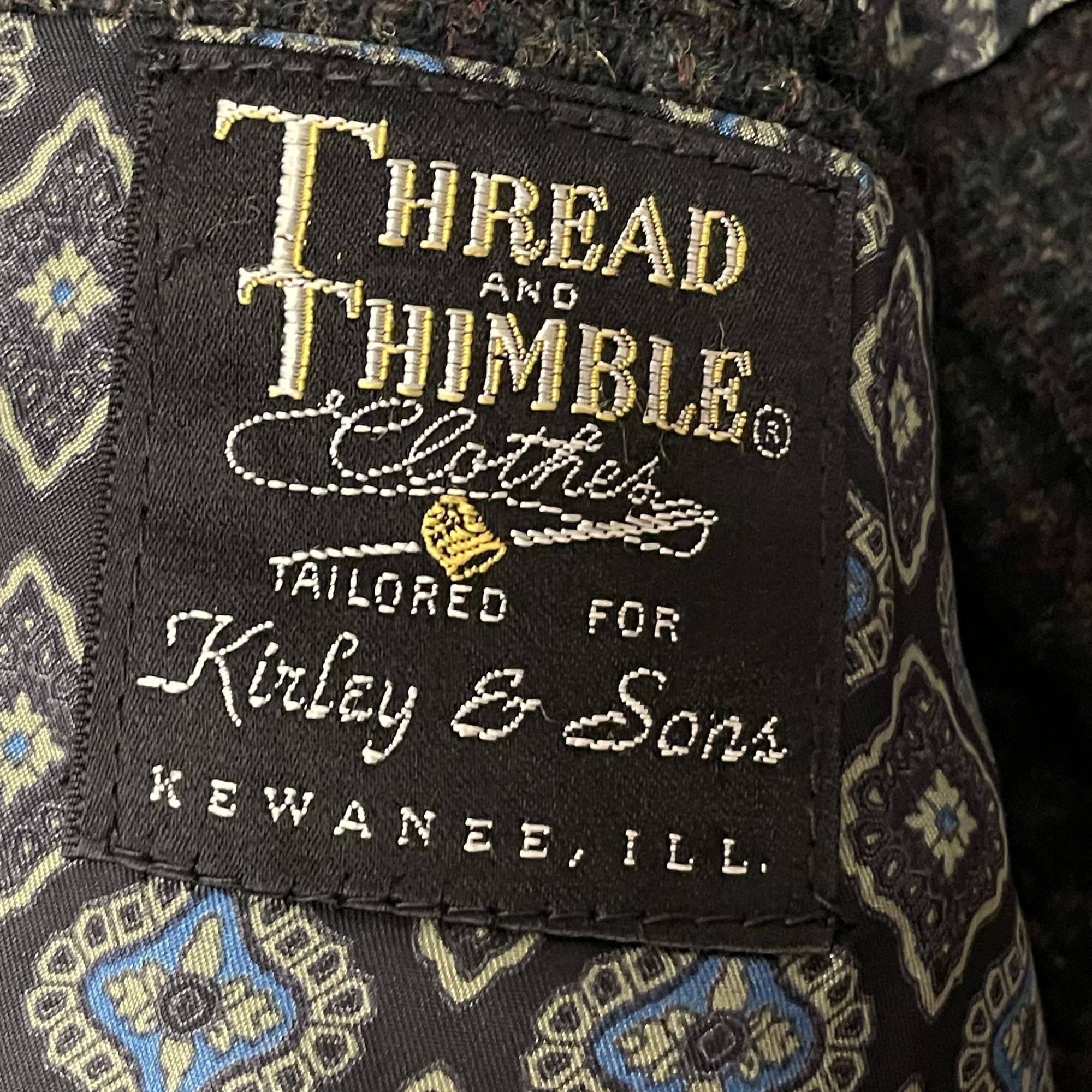 Other Vtg Thread & Thimble Wool TWEED Rockabilly Sport Coat Size 40R - 9 Thumbnail