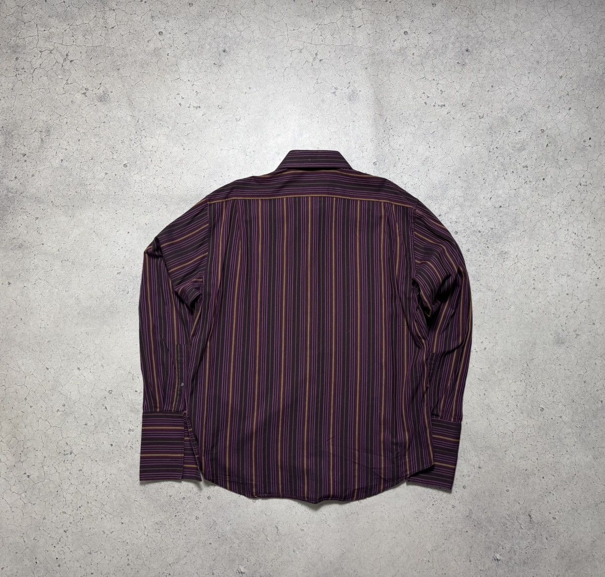 Yves Saint Laurent Yves Saint Laurent YSL Vintage Striped Button Up Shirt Size US L / EU 52-54 / 3 - 11 Thumbnail
