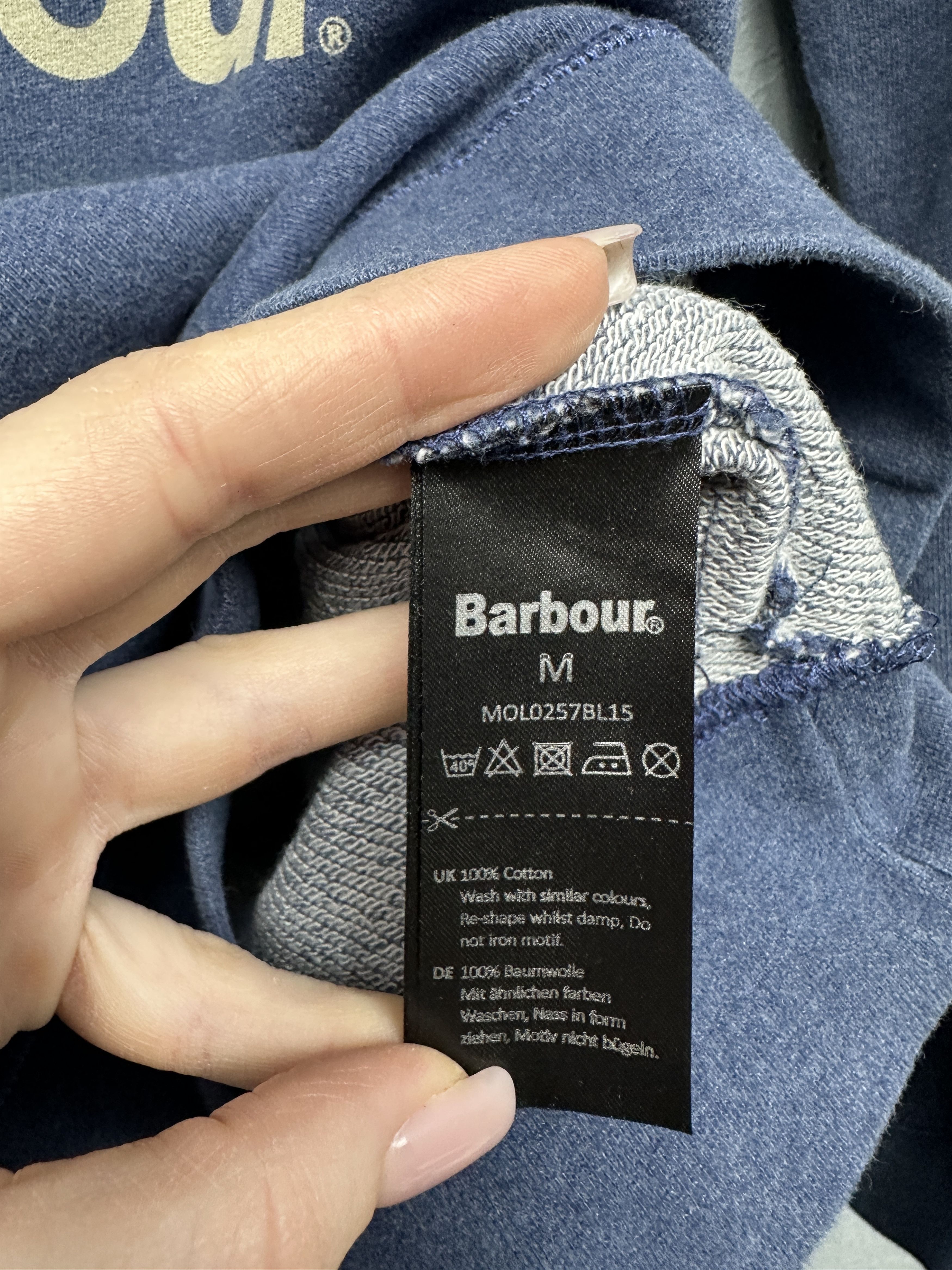 Barbour Barbour National Trust Mens Big Logo Sweatshirt Size US M / EU 48-50 / 2 - 5 Thumbnail