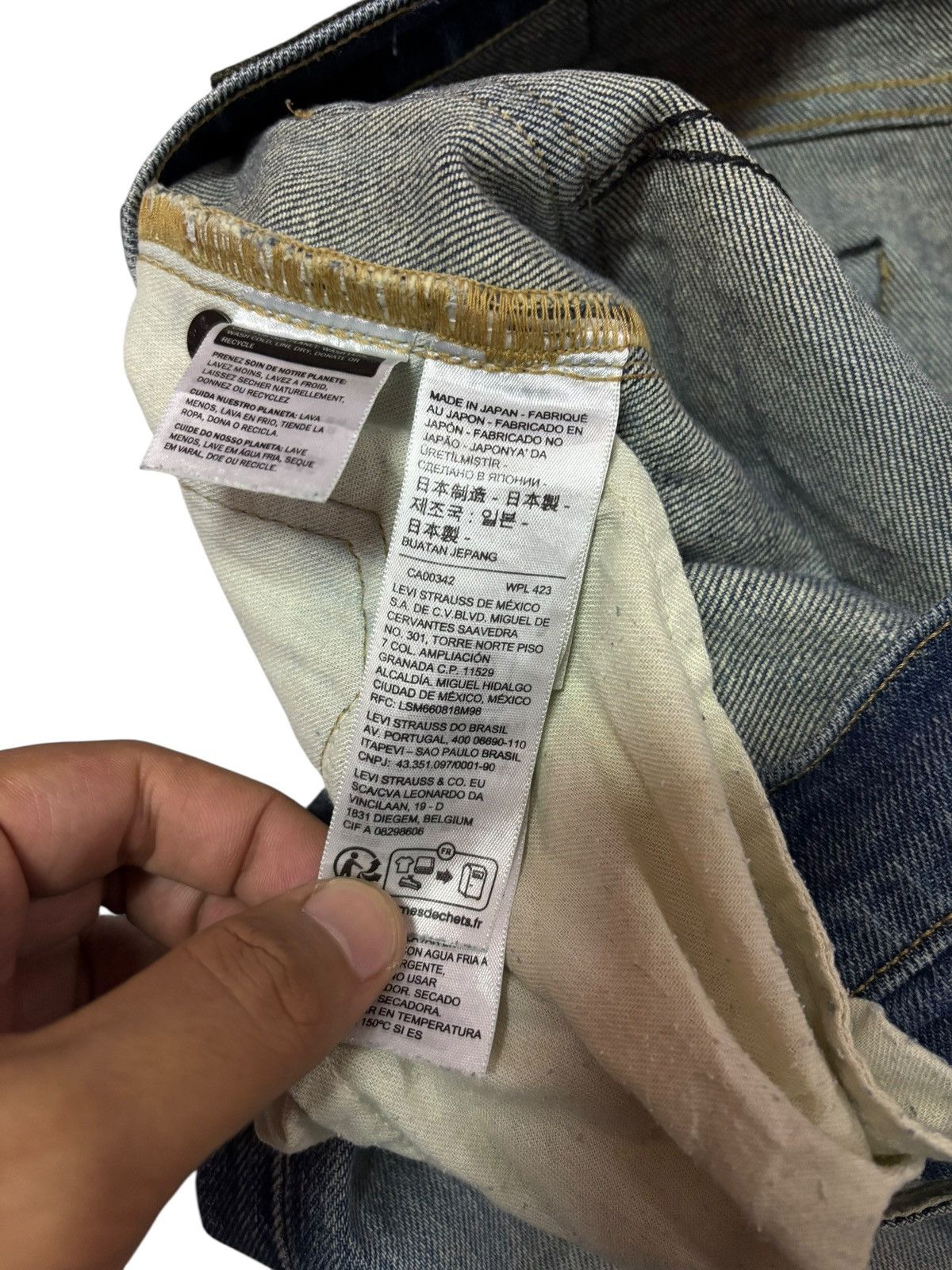 Levi's Vtg Y2k Levis Japan 512 Distressed Jeans Size US 30 / EU 46 - 8 Thumbnail