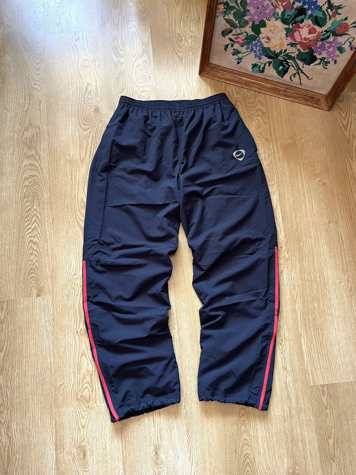 Nike × Vintage Vintage Y2K Nike Drill Windbreaker Track Suit Pants Jacket Size US L / EU 52-54 / 3 - 21 Thumbnail
