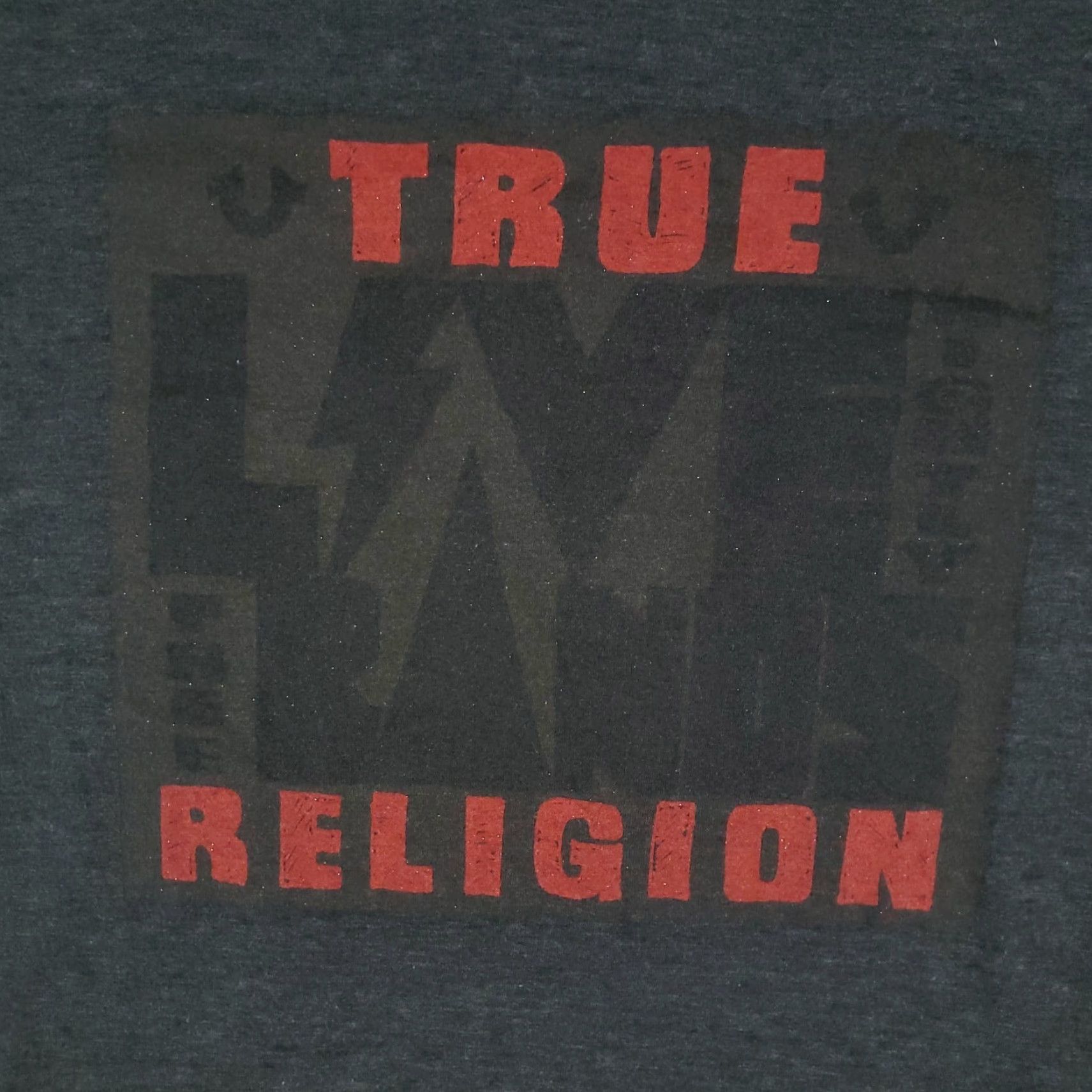 True Religion True Religion T Shirt Mens Size Medium Gray Short Sleeve Crew Neck Logo Cotton Blend Regular Adult Size US M / EU 48-50 / 2 - 3 Thumbnail