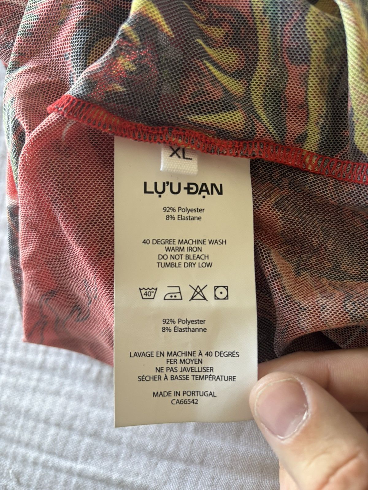 LUU DAN LUU DAN MESH LONG SLEEVE TOP Size US XL / EU 56 / 4 - 4 Thumbnail