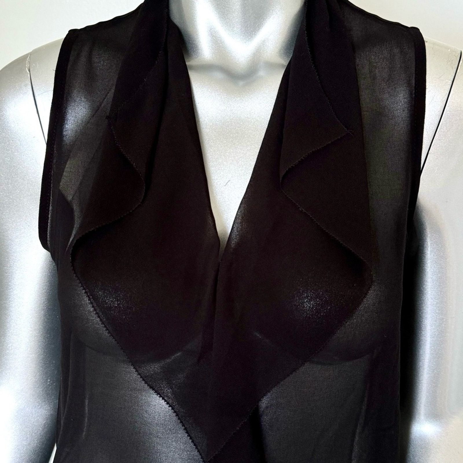 ELLERY NWT! ELLEN TRACY Black top, Size XS Size XS / US 0-2 / IT 36-38 - 2 Thumbnail