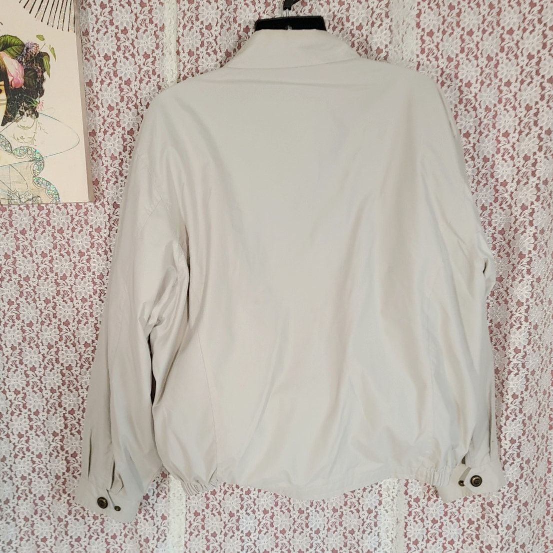 William Barry vintage 90s William Barry cream windbreaker large mens Size US L / EU 52-54 / 3 - 3 Thumbnail