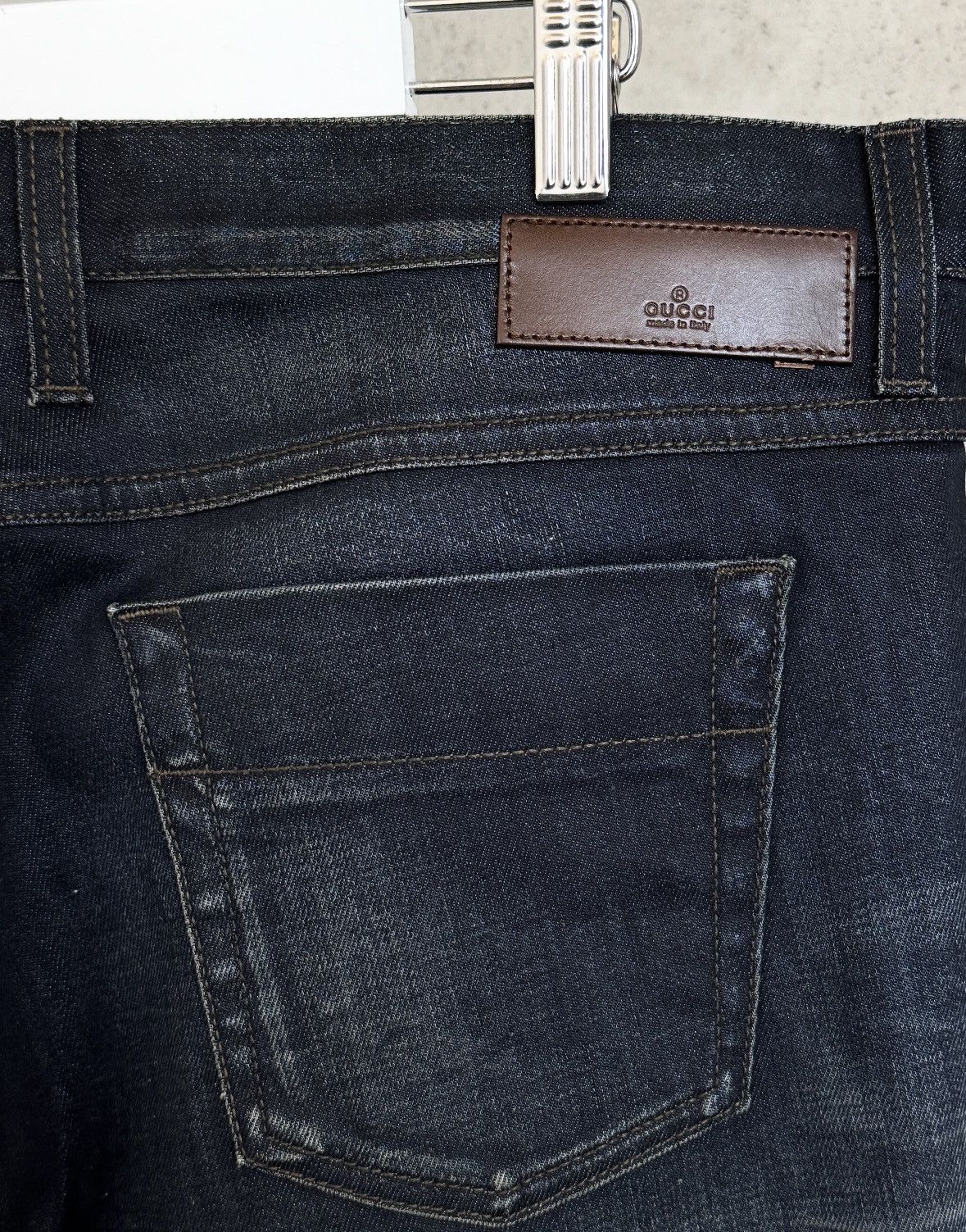 Gucci Gucci Straight Dark Indigo Jeans AW11 Size US 38 / EU 54 - 7 Thumbnail