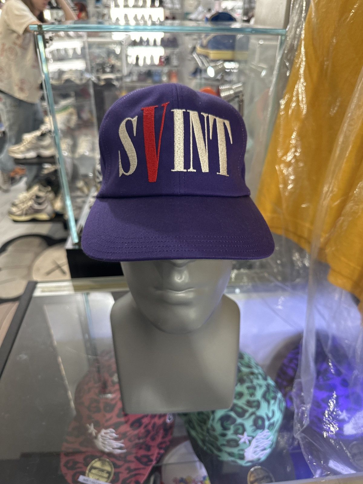 帽子 SAINT Mxxxxxx x VLONE Cap VLONE Purple SAINT Mxxxxxx x VLONE Cap VLONE Purple