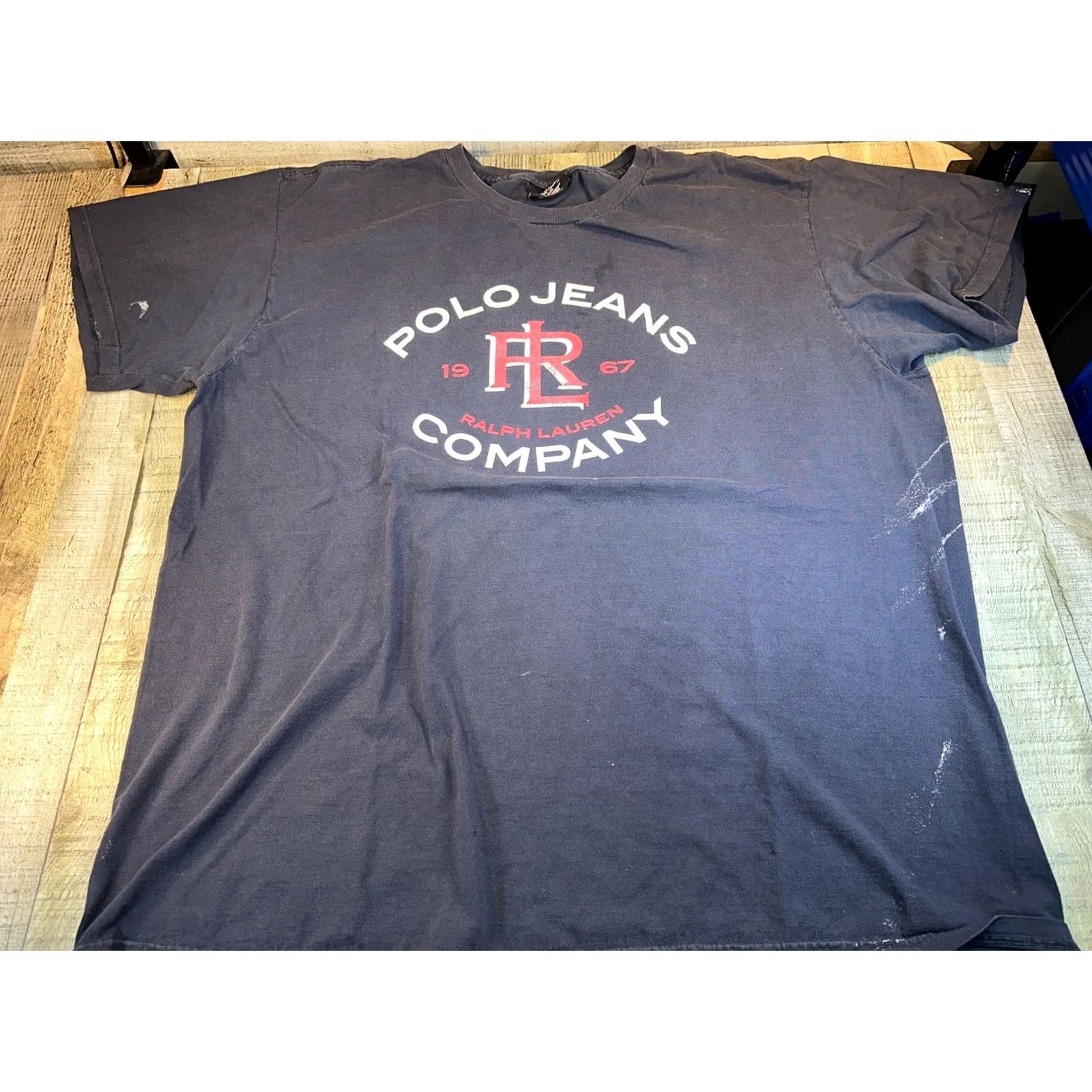 Chaps VINTAGE Ralph Lauren Polo Jeans T-Shirt Men XL Red 1990s 2000s Event Theme Mens Size US XL / EU 56 / 4 - 2 Thumbnail