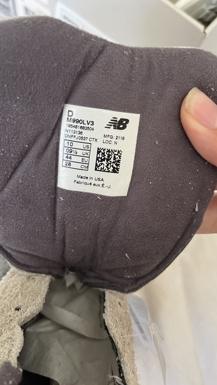 Levi's × New Balance New balance x levis 990 v3 grey Size US 11 / EU 44 - 5 Thumbnail