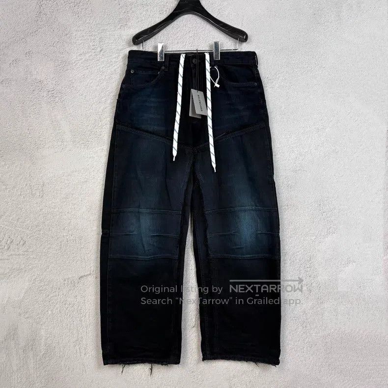 Balenciaga Balenciaga size XS Double Layer Distressed Washed Tie Dye Size US 27 - 1 Thumbnail
