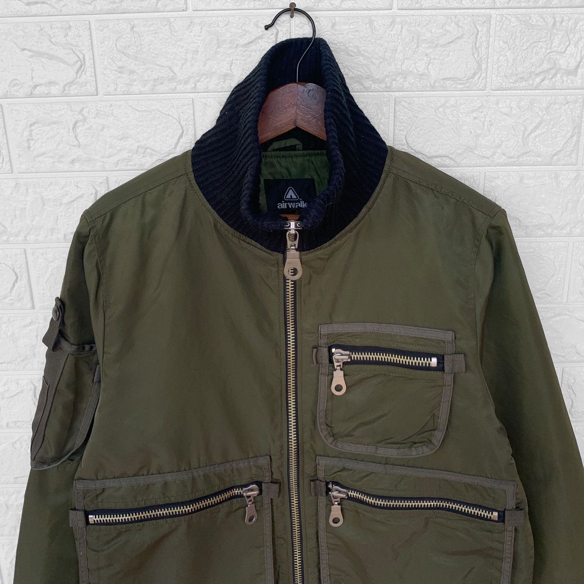 Airwalk Airwalk Thinsulate Utility MultiPocket Zipper Nylon Jacket Size US M / EU 48-50 / 2 - 6 Thumbnail