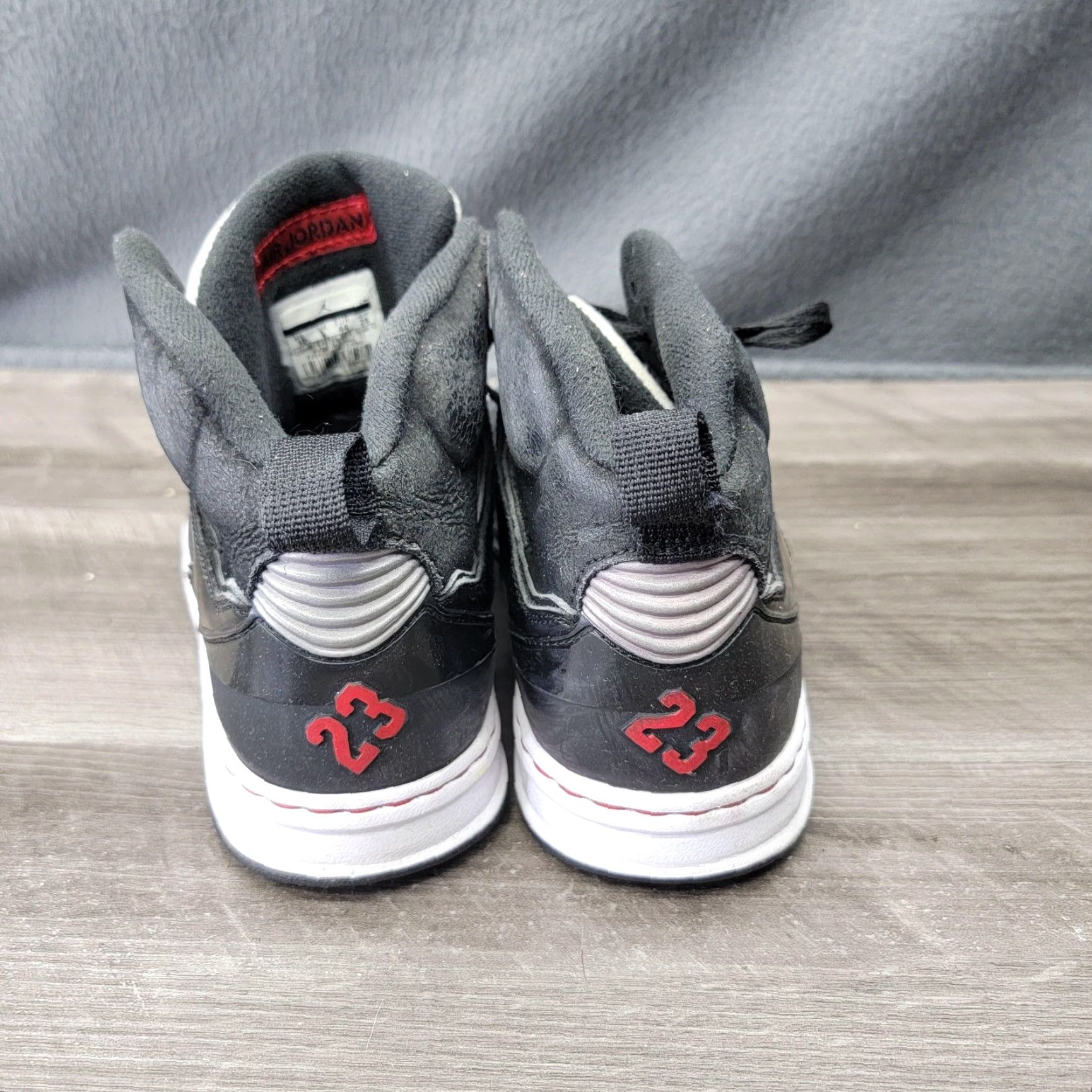 Jordan Brand Jordan SC-1 Shoes Mens 10 Black Red White High Top Basketball 535790-006 Size US M / EU 48-50 / 2 - 5 Thumbnail