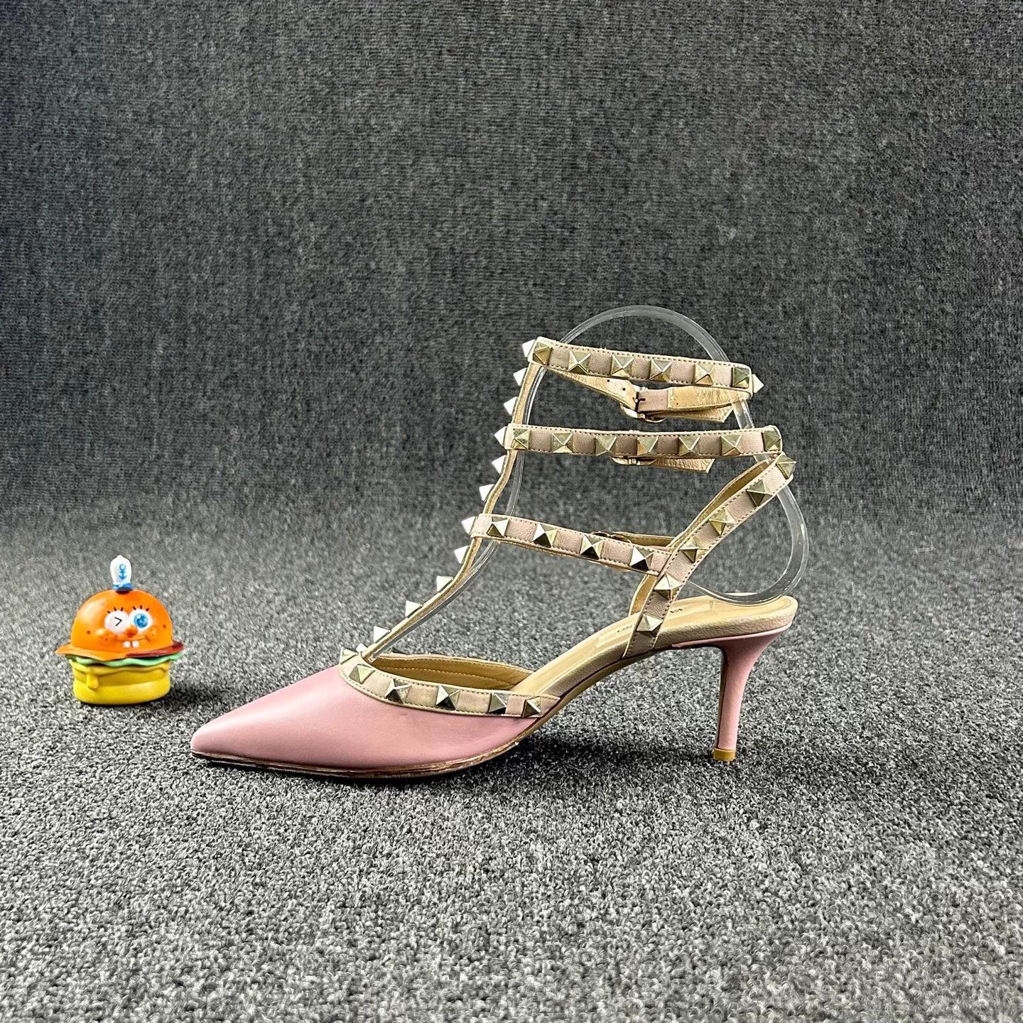 Valentino Valentino Cherry Blossom Pink Heels 36 Size US 5 / IT 35 - 3 Thumbnail