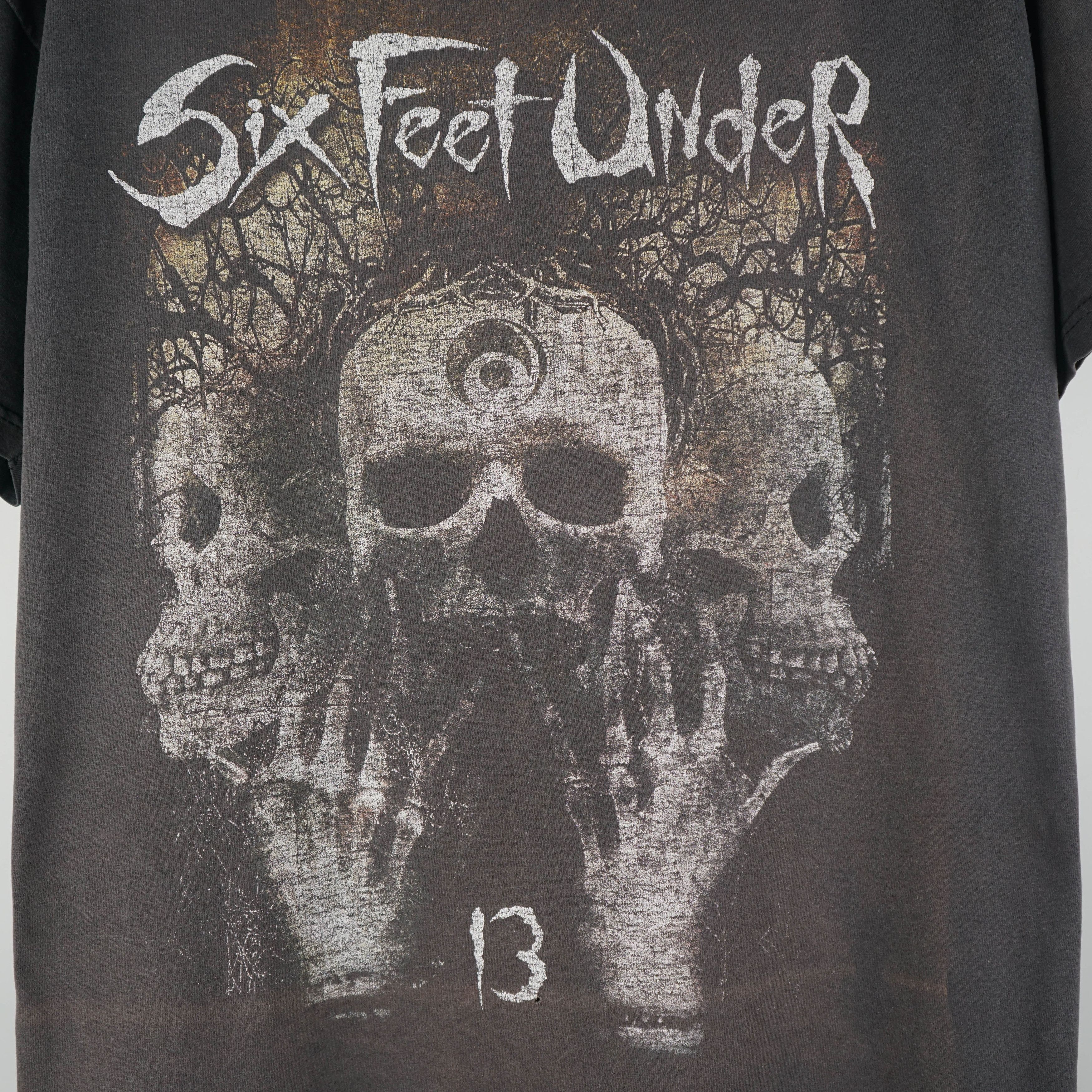 Band Tees × Vintage Vintage 2005 Six Feet Under T-Shirt 13 Death Metal Size US M / EU 48-50 / 2 - 2 Thumbnail