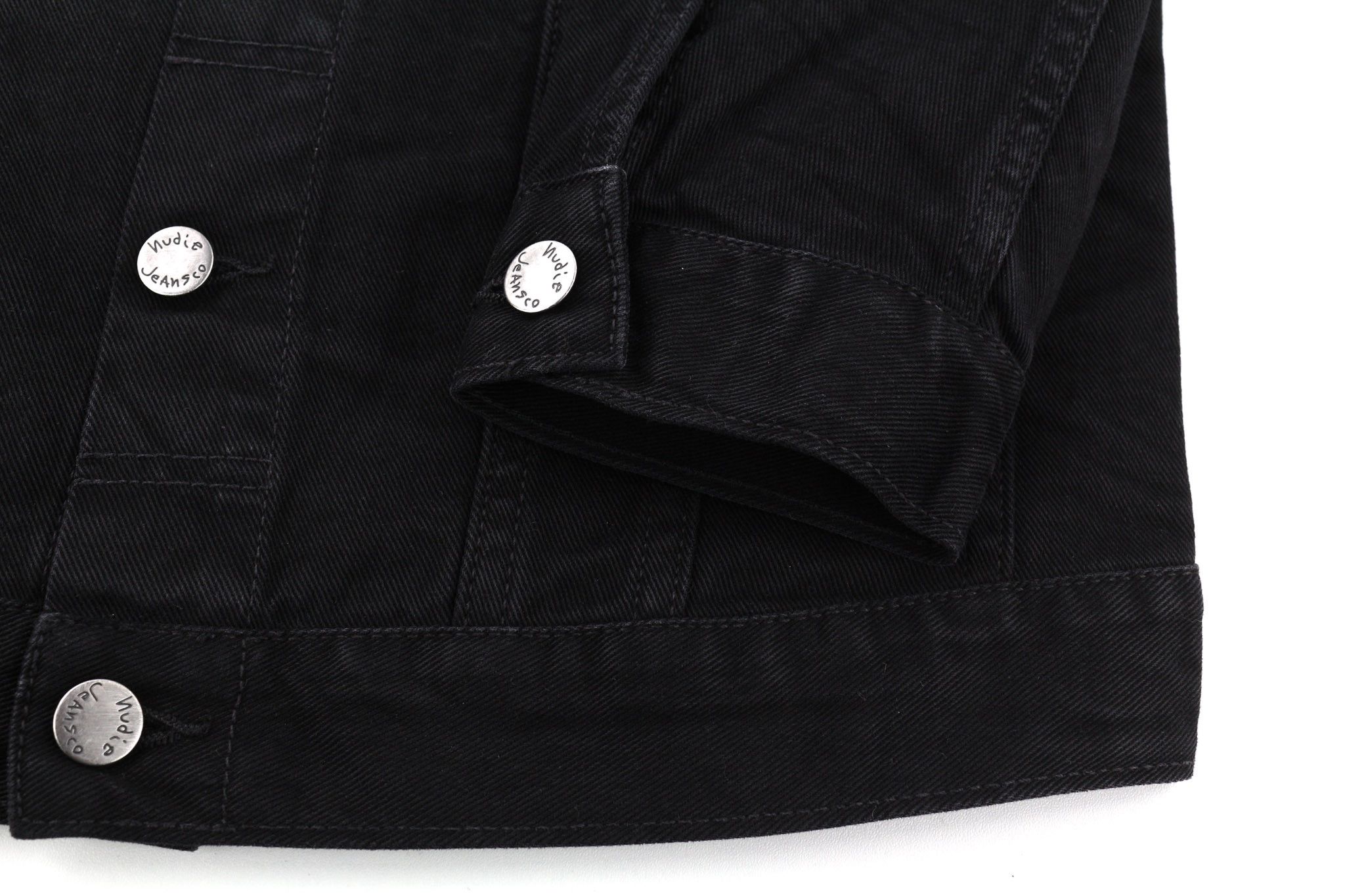 Nudie Jeans BILLY S Dark Shist Denim Black Pocket Jacket 81058 Size US S / EU 44-46 / 1 - 5 Thumbnail