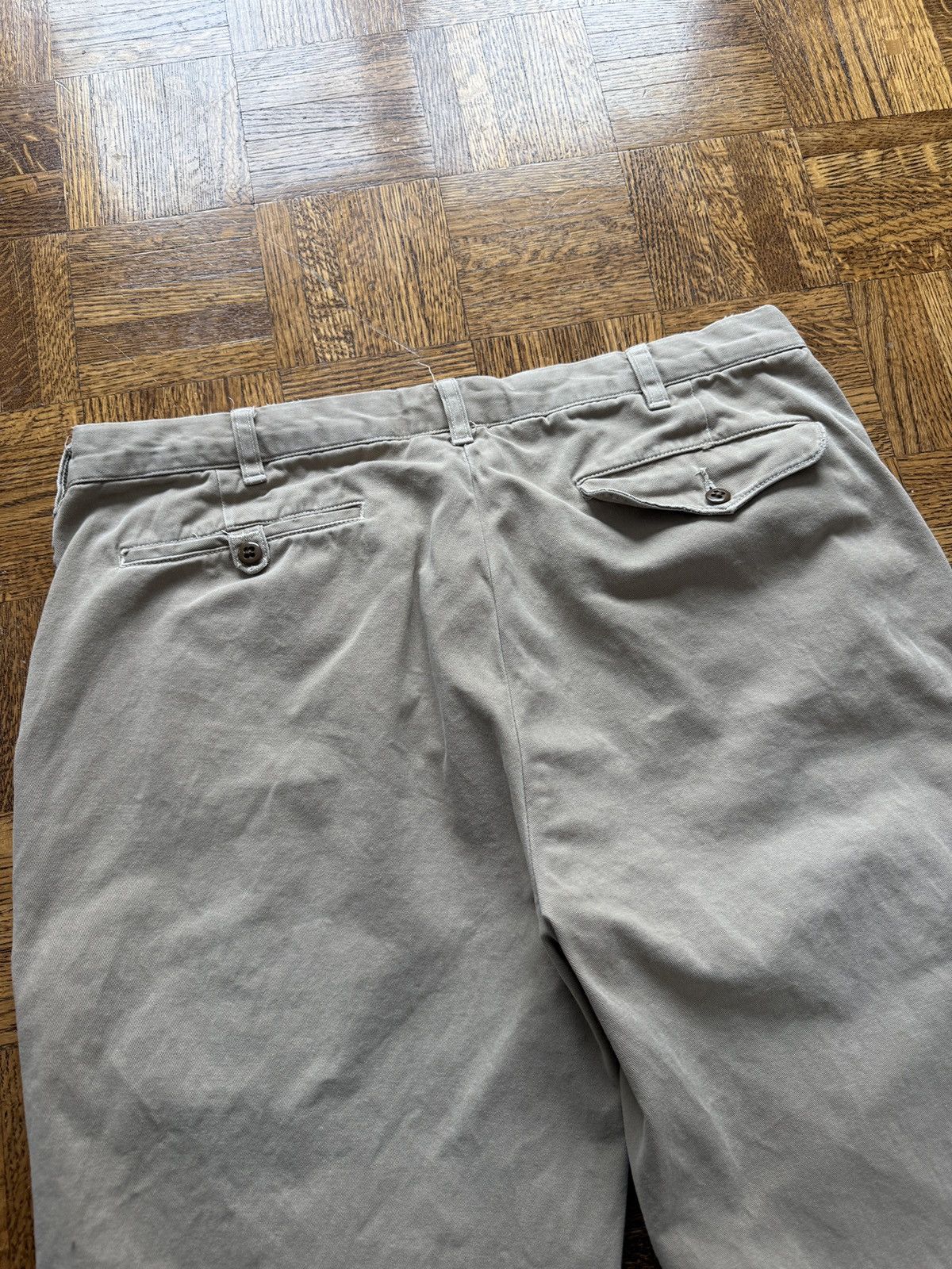 Polo Ralph Lauren Vintage Polo Ralph Lauren GI Fit Military Chino Trousers Size US 35 - 9 Thumbnail