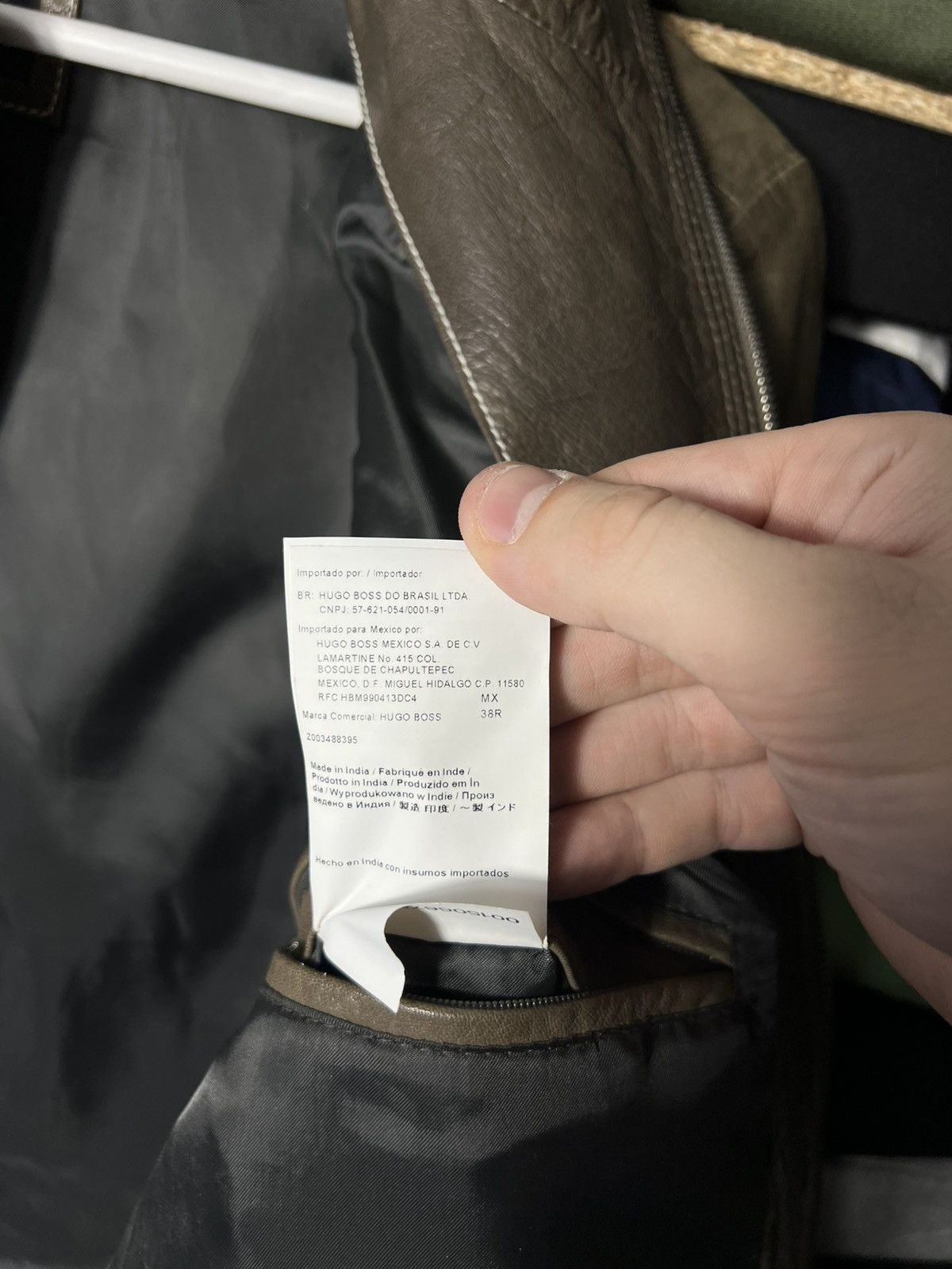 Hugo Boss 🧥 HUGO BOSS Genuine Leather Jacket – Size IT 48 M Size US M / EU 48-50 / 2 - 15 Thumbnail