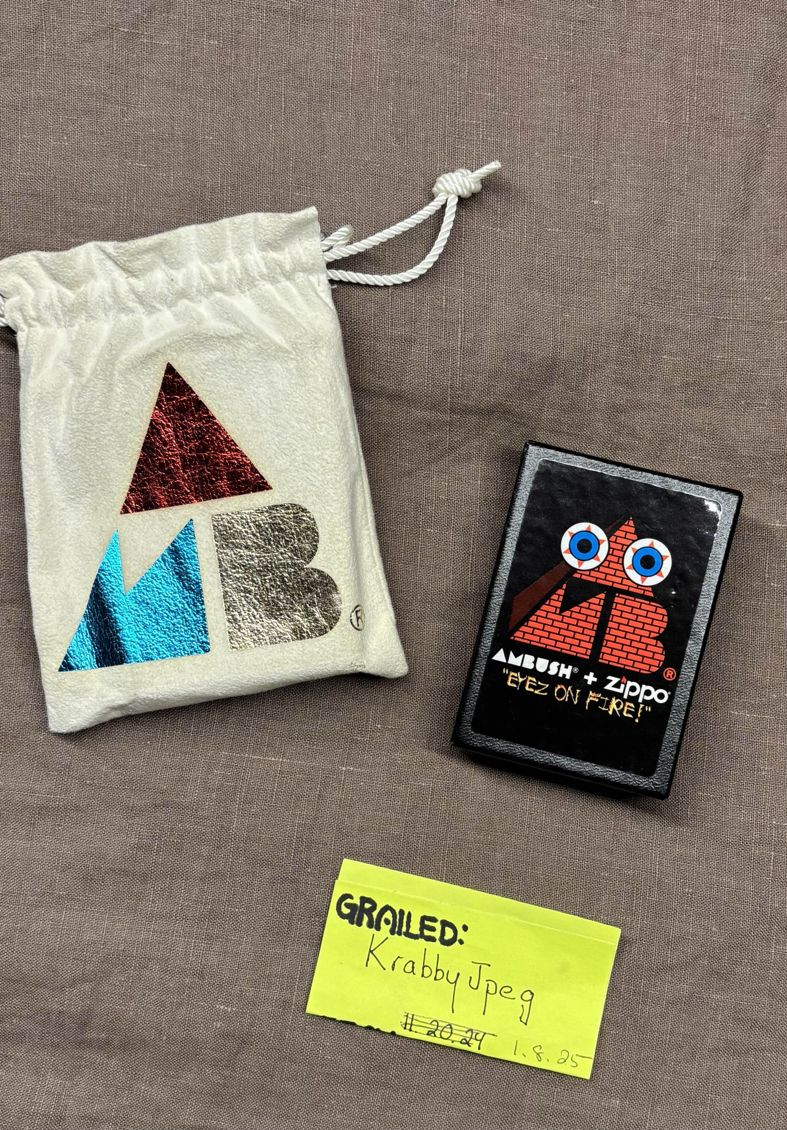 Ambush Design Deadstock 2011 Ambush x Zippo "Eyez On Fire" Classic lighter Size ONE SIZE - 4 Thumbnail