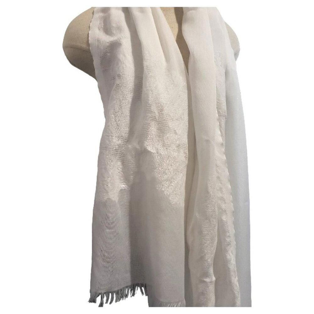 Designer CT1680 White House Black Market White Wrap OS Size ONE SIZE - 2 Thumbnail
