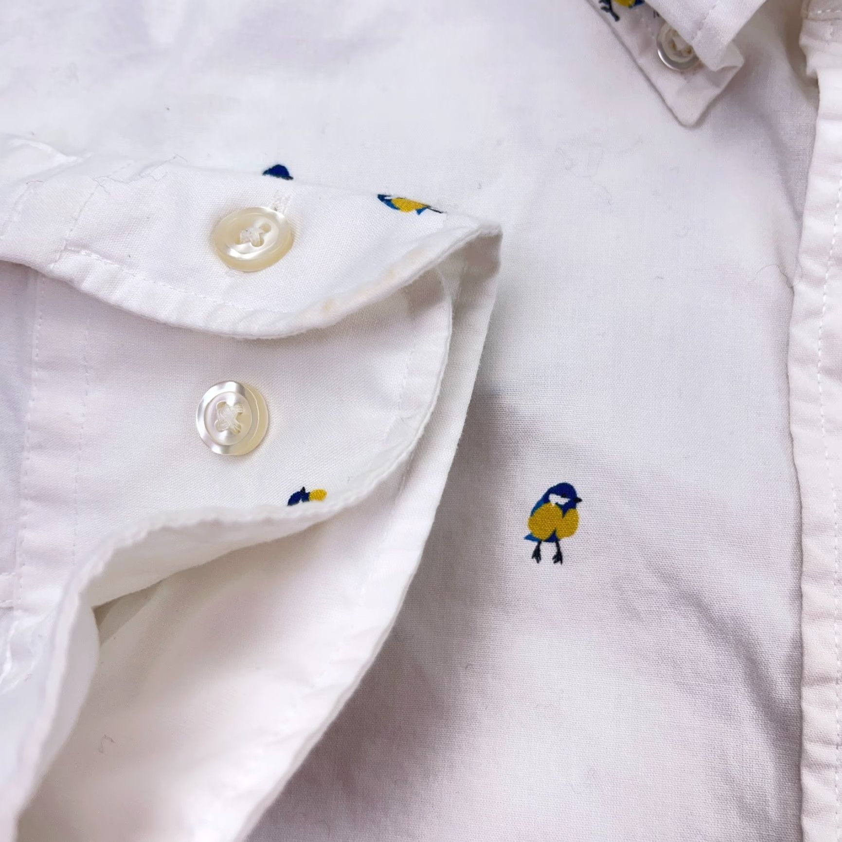 Charles Tyrwhitt VINTAGE Charles Tyrwhitt Shirt Men XXL 2XL White Button Up Dress Poplin Classic Fit Bird Size 48R - 6 Thumbnail