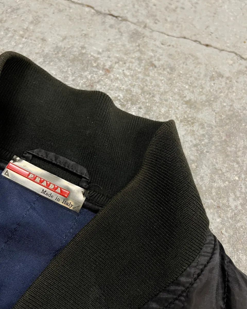 Prada AW2004 Prada Black Nylon Bomber Jacket Size US M / EU 48-50 / 2 - 8 Thumbnail