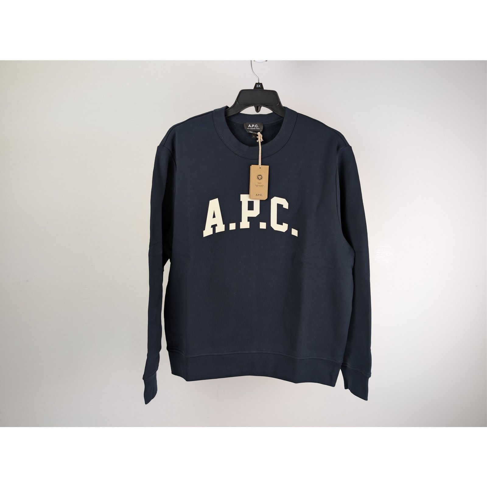 A.P.C. o1rshd1 Sweatshirt Harris in Dark Blue Size US L / EU 52-54 / 3 - 2 Thumbnail
