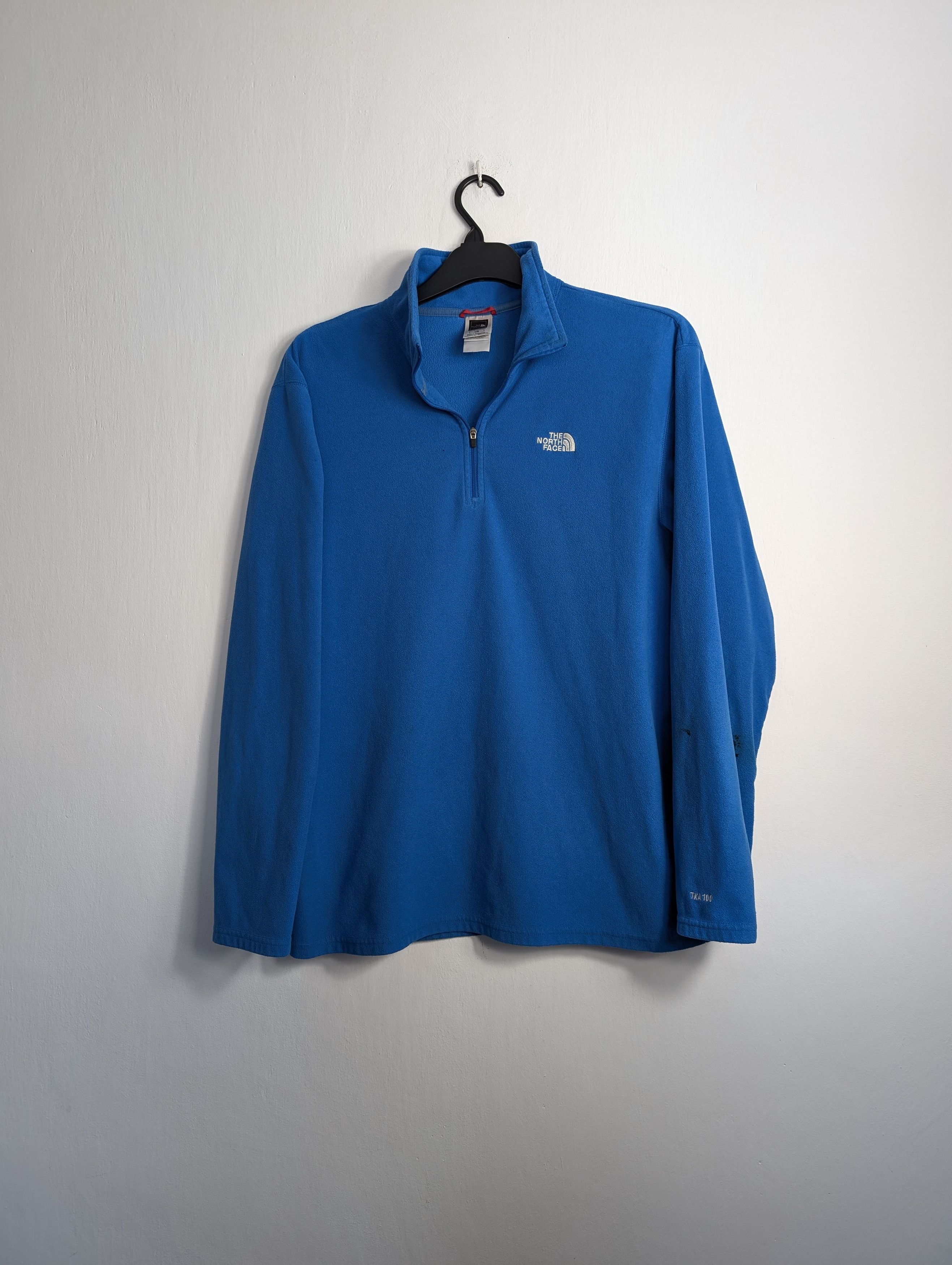 The North Face Blue Polar Zip The North Face Fleece Pullover Size US L / EU 52-54 / 3 - 1 Thumbnail