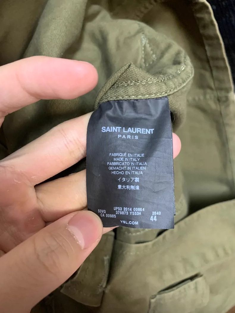 Saint Laurent Paris Saint Laurent Paris 2015SS Embroidered Safari jacket Size US S / EU 44-46 / 1 - 5 Thumbnail