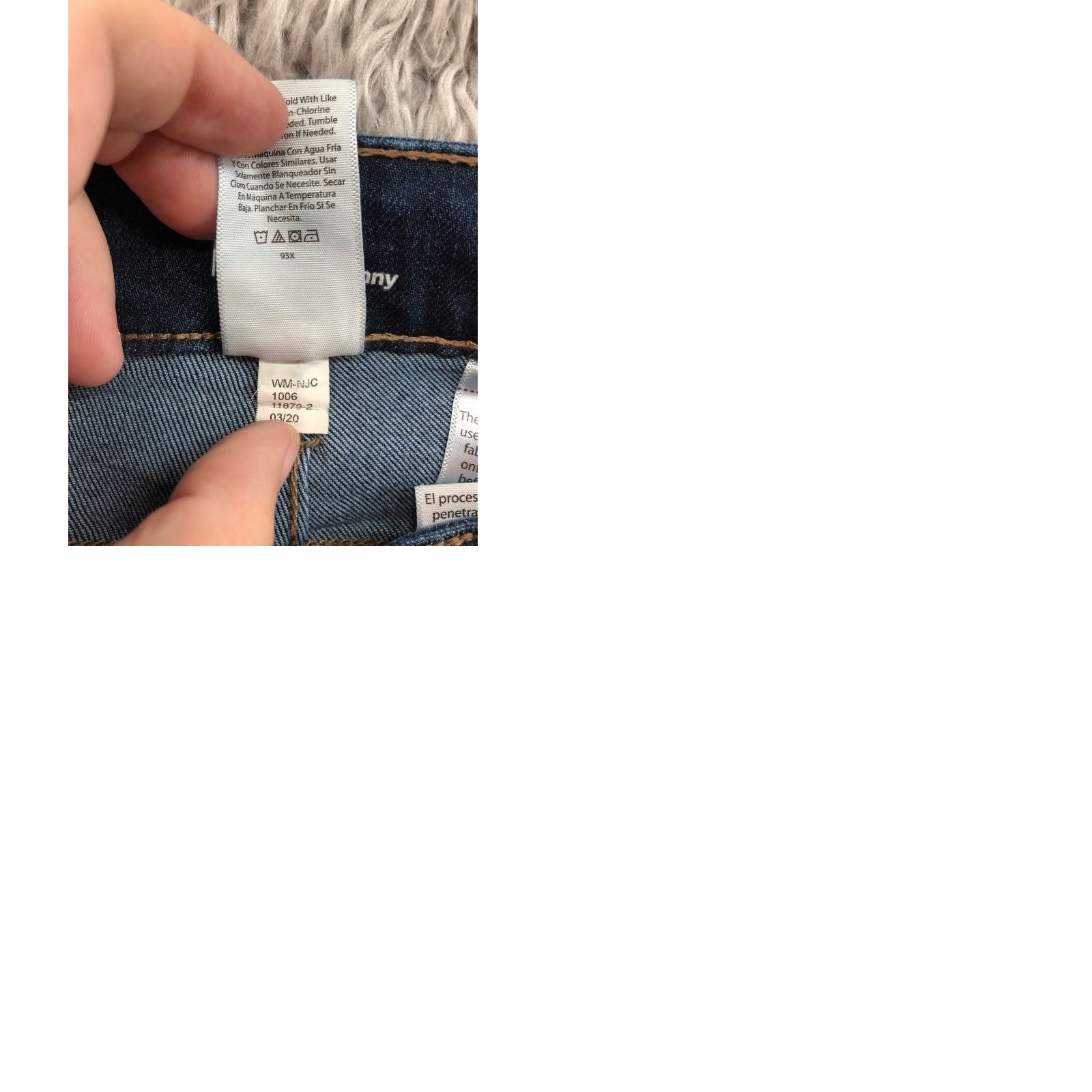 Vintage Time & TRU Skinny Jeans Womens Size 6 Mid Rise Dark Wash Blue Denim Size 28" / US 6 / IT 42 - 9 Thumbnail