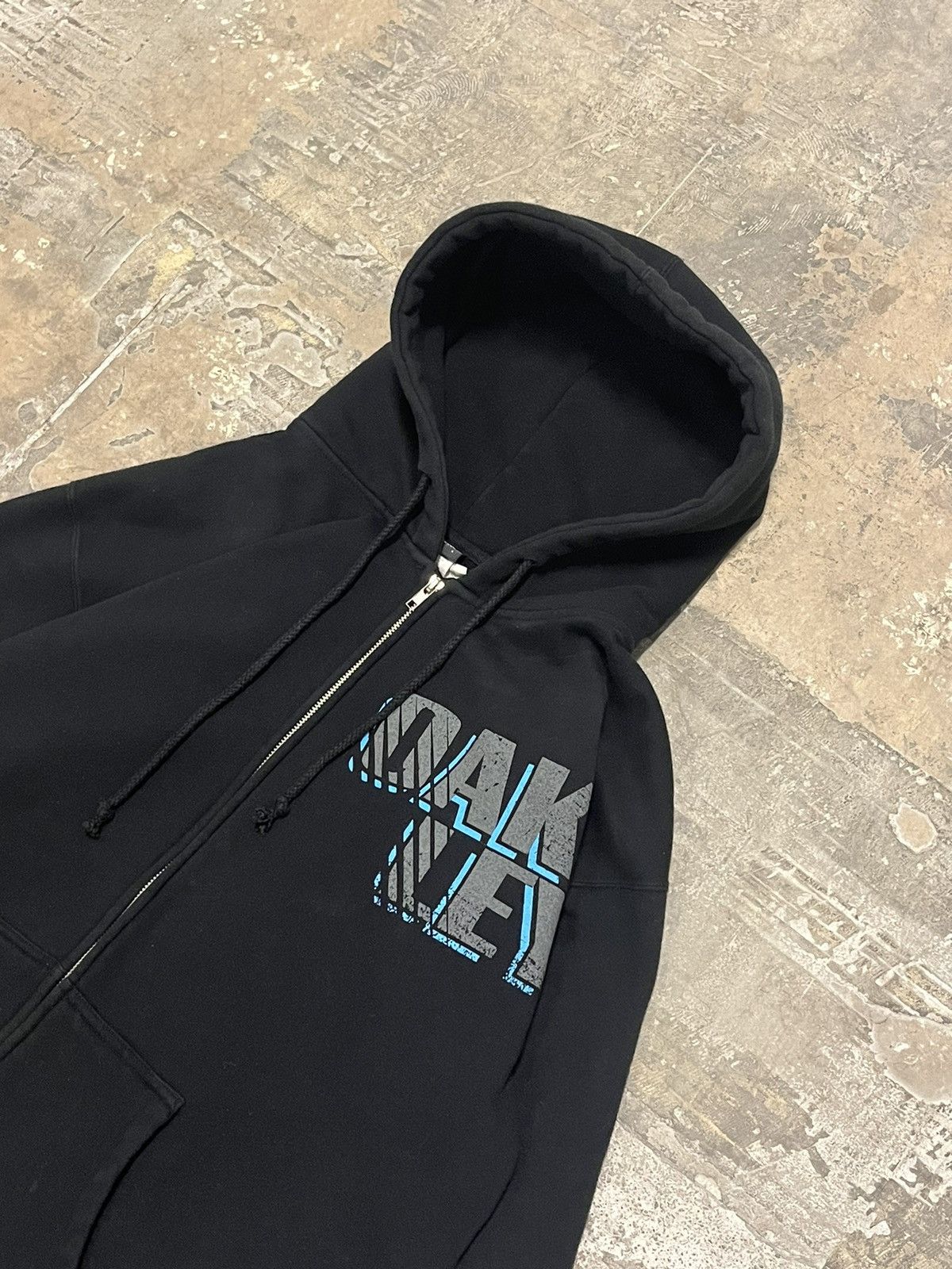 Oakley × Vintage Oakley black zip up vintage hoodie y2k gorpcore Size US L / EU 52-54 / 3 - 6 Thumbnail