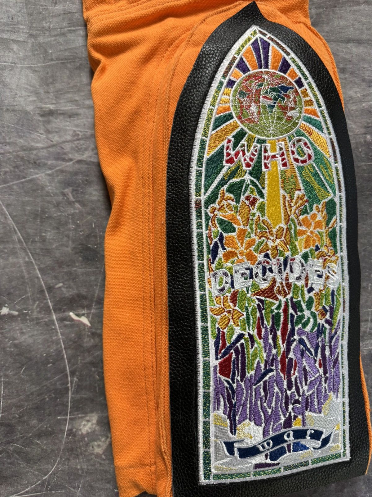 Who Decides War Who Decides War Moto Denim in Orange Size US 30 / EU 46 - 14 Thumbnail