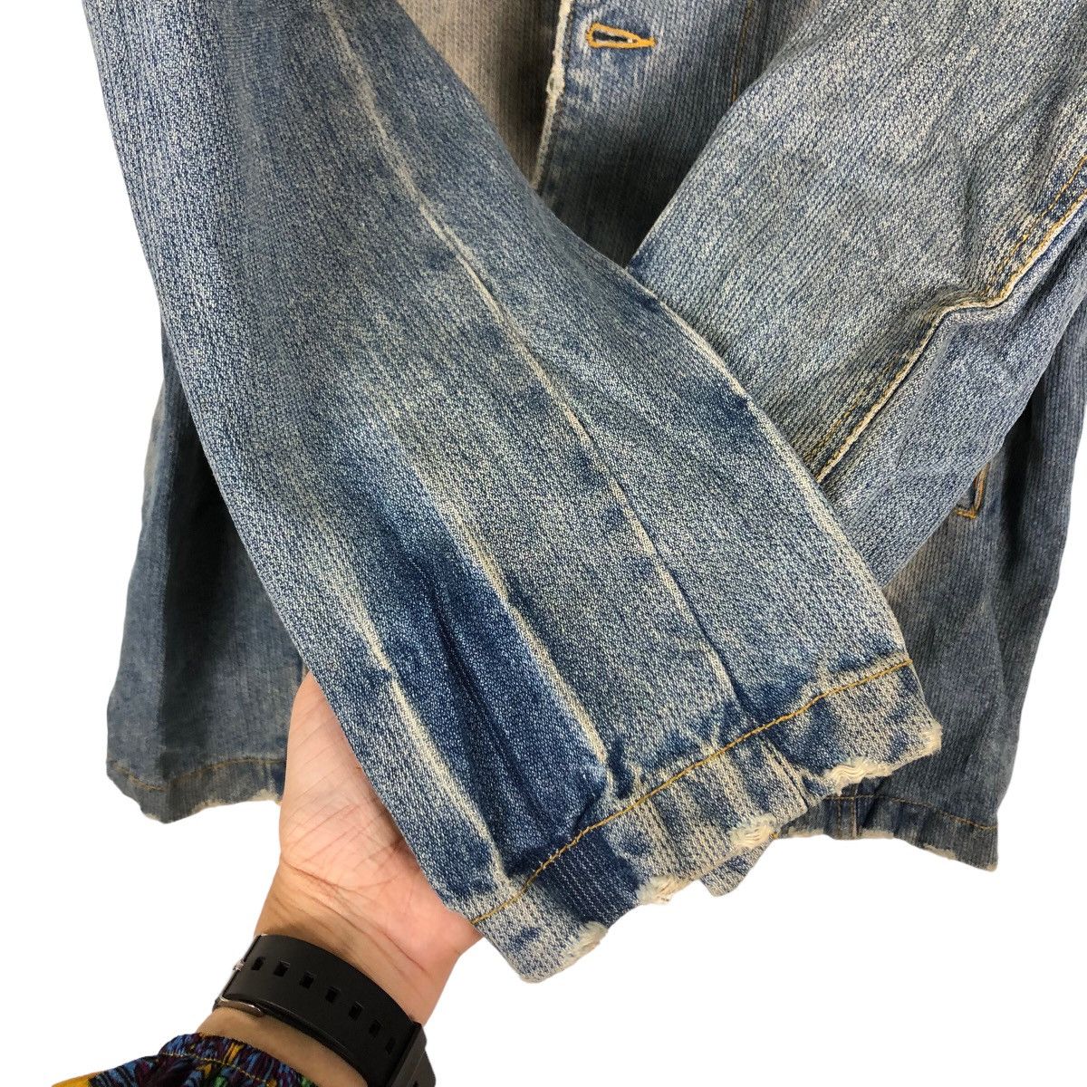Blue Blue Japan 🔥90’s Hikory Chore Jacket Big Shark Blue Blue Japan Design Size US M / EU 48-50 / 2 - 12 Thumbnail