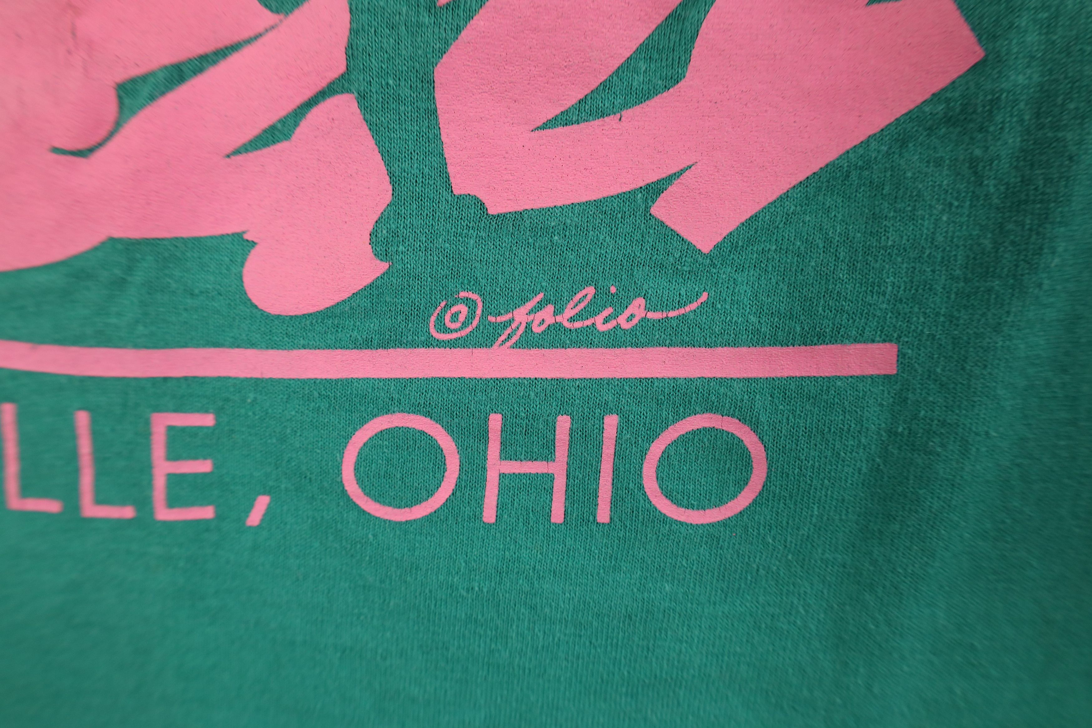 Vintage Vintage 90s Ohio 5 Mile Run For The Rock Running T-Shirt USA Size L / US 10 / IT 46 - 5 Thumbnail