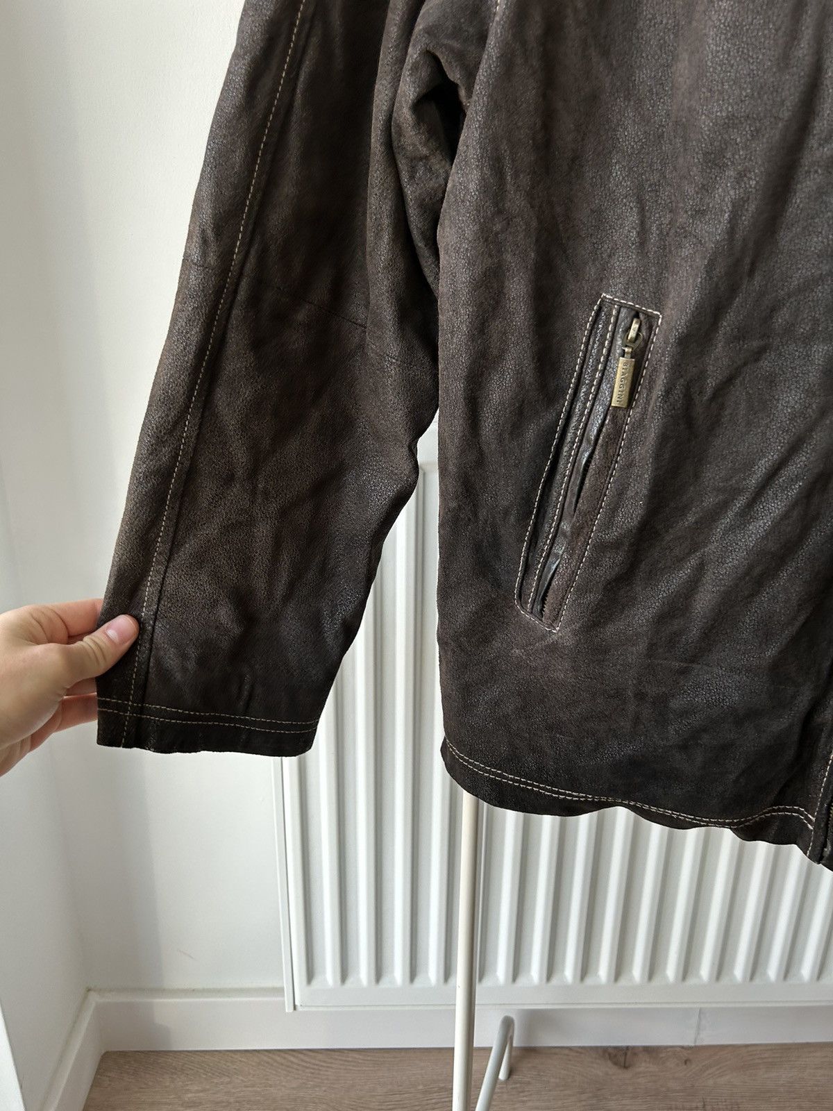 Genuine Leather × Vintage Vintage Schott Style Leather Jacket Size US L / EU 52-54 / 3 - 4 Thumbnail
