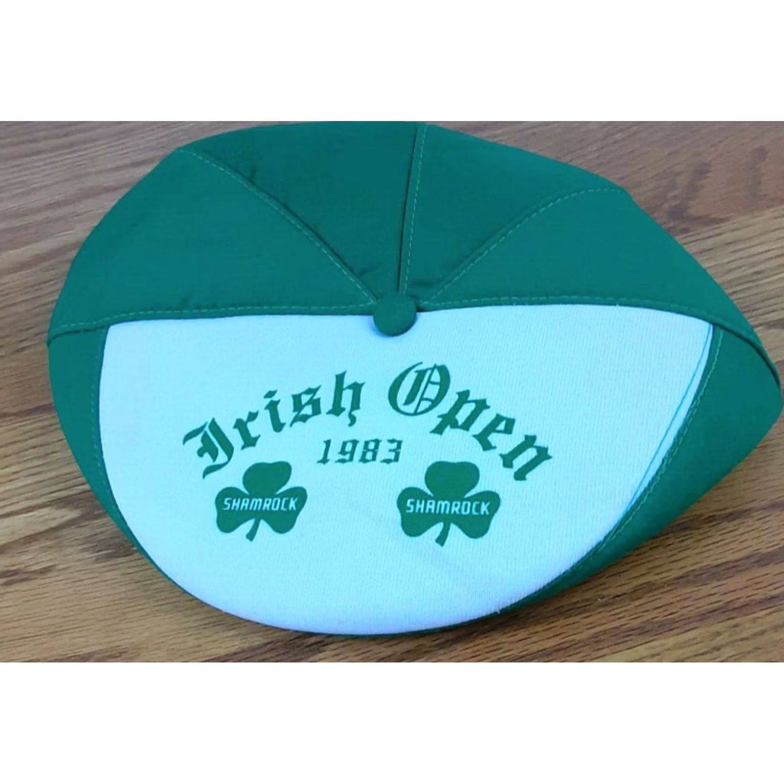Vintage Vintage Irish Open 1983 Cabbie-Newsboy Golf Snapback Green White Size ONE SIZE - 6 Thumbnail