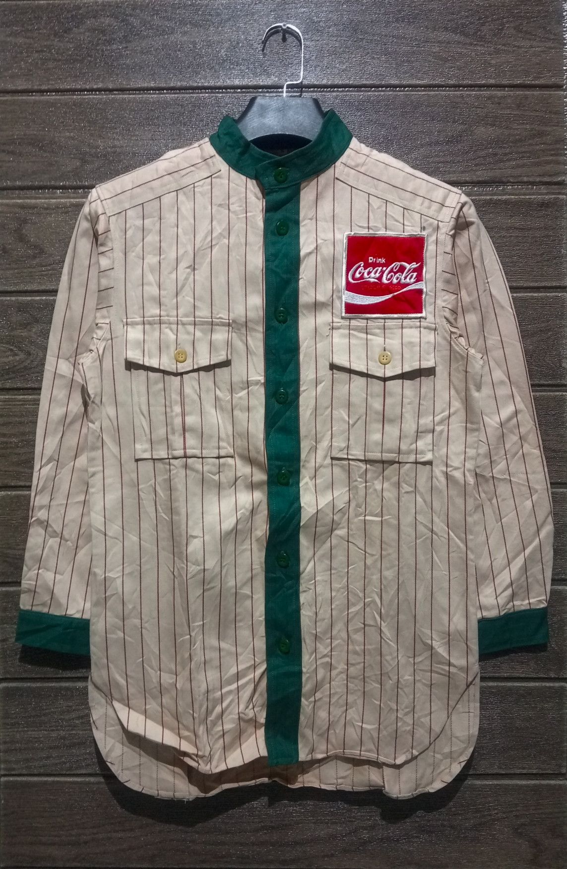 Coca Cola × Japanese Brand Vintage Coca-Cola Workers Like New Uniform Very Rare Size US S / EU 44-46 / 1 - 1 Thumbnail
