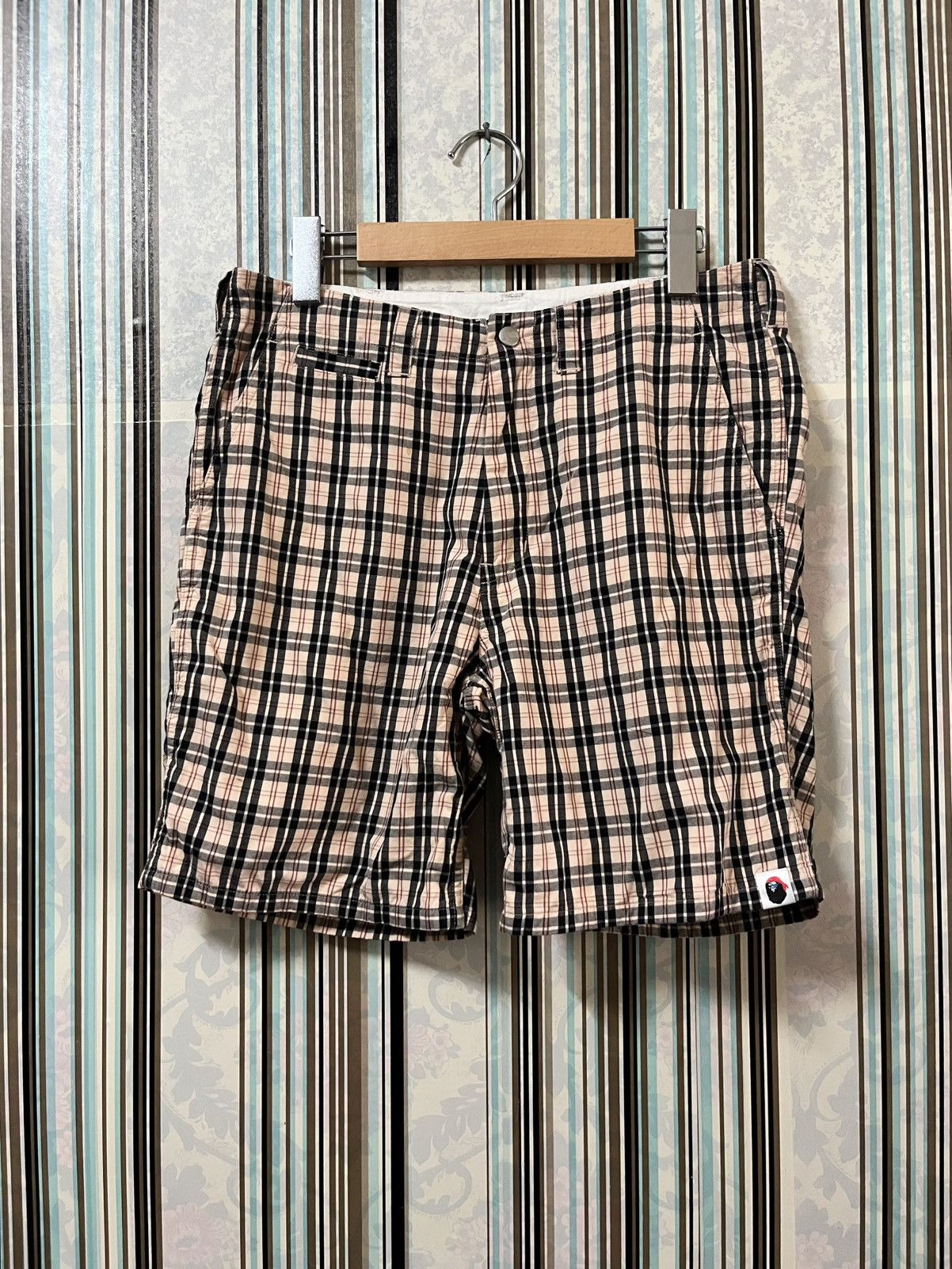 Bape 2000s nova checkered shorts #I2 Size US 30 / EU 46 - 1 Thumbnail