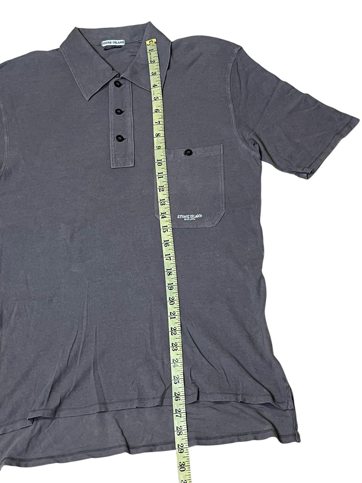 Stone Island Faded🔥Vintage STONE ISLAND distressed pockets polo shirts Size US S / EU 44-46 / 1 - 13 Thumbnail