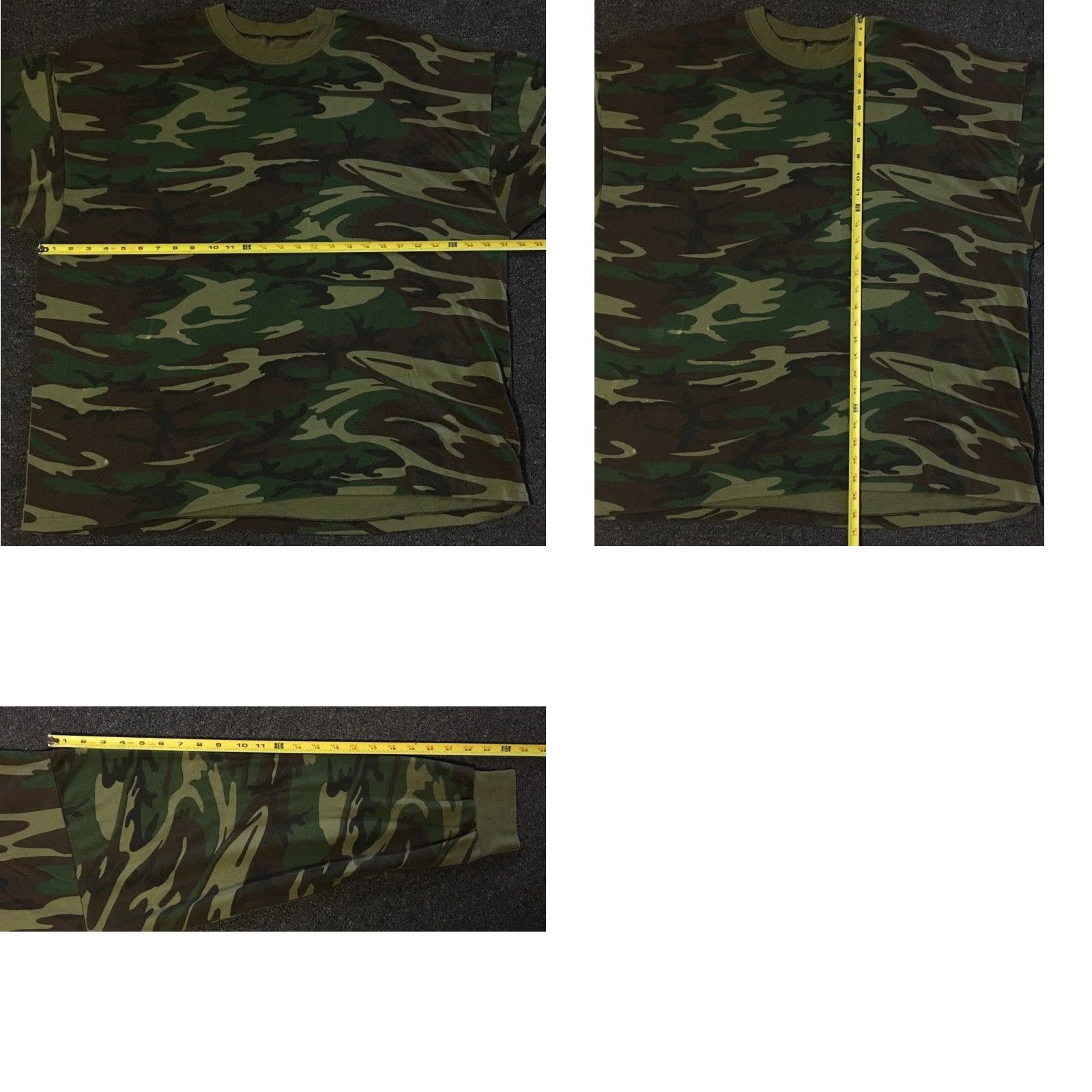 Vintage VINTAGE 80s Faded Distress Camo Shirt 2XL Army Military Punk Grunge Biker PFU PE T-Shirt Long Sleeve USA USA Mens Shirt 90s Camouflage Single Stitch Size US XXL / EU 58 / 5 - 9 Thumbnail