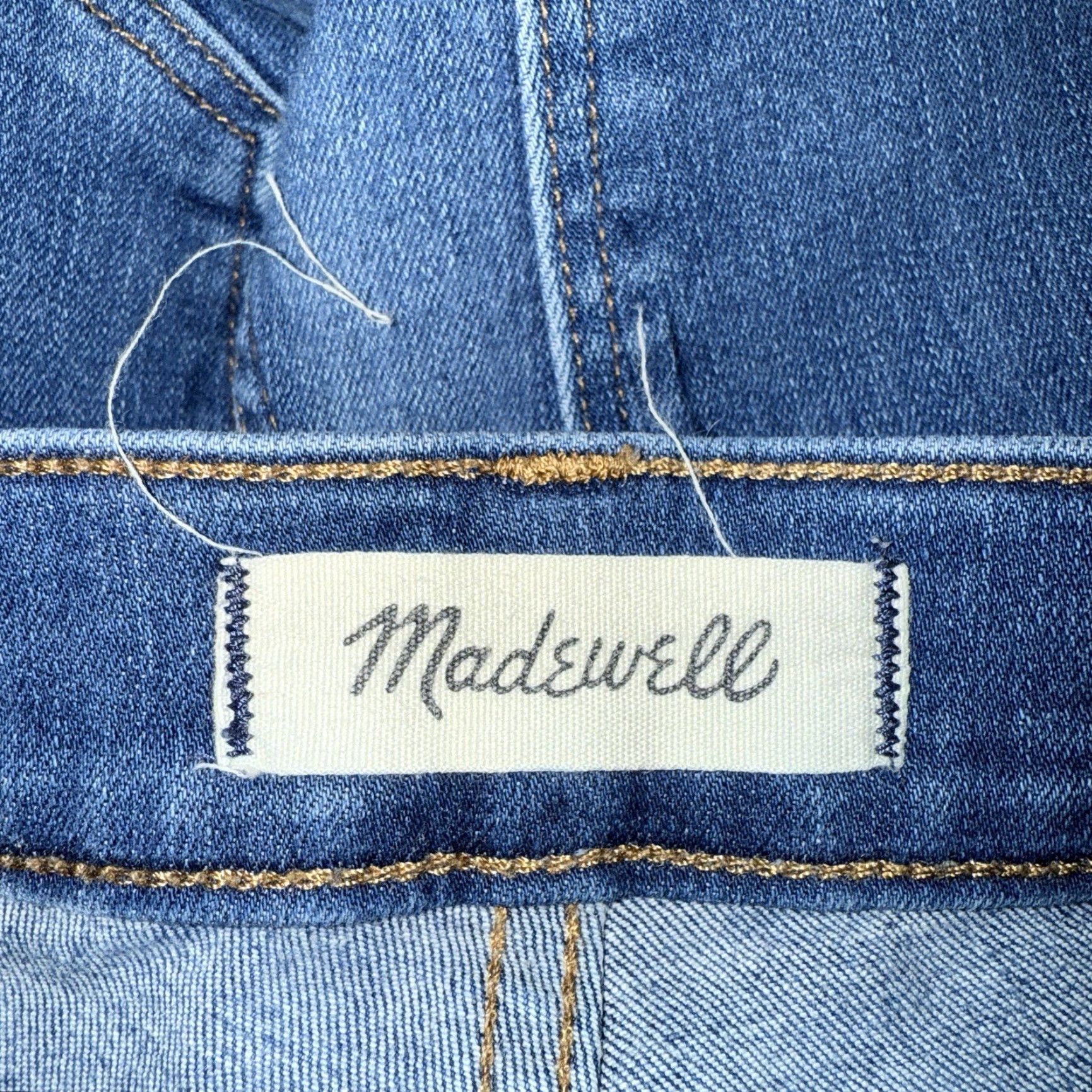Madewell MADWELL Distressed Blue Skinny Jeans Womens Size 25 Regular High Rise Size 42" / US 20 - 4 Thumbnail