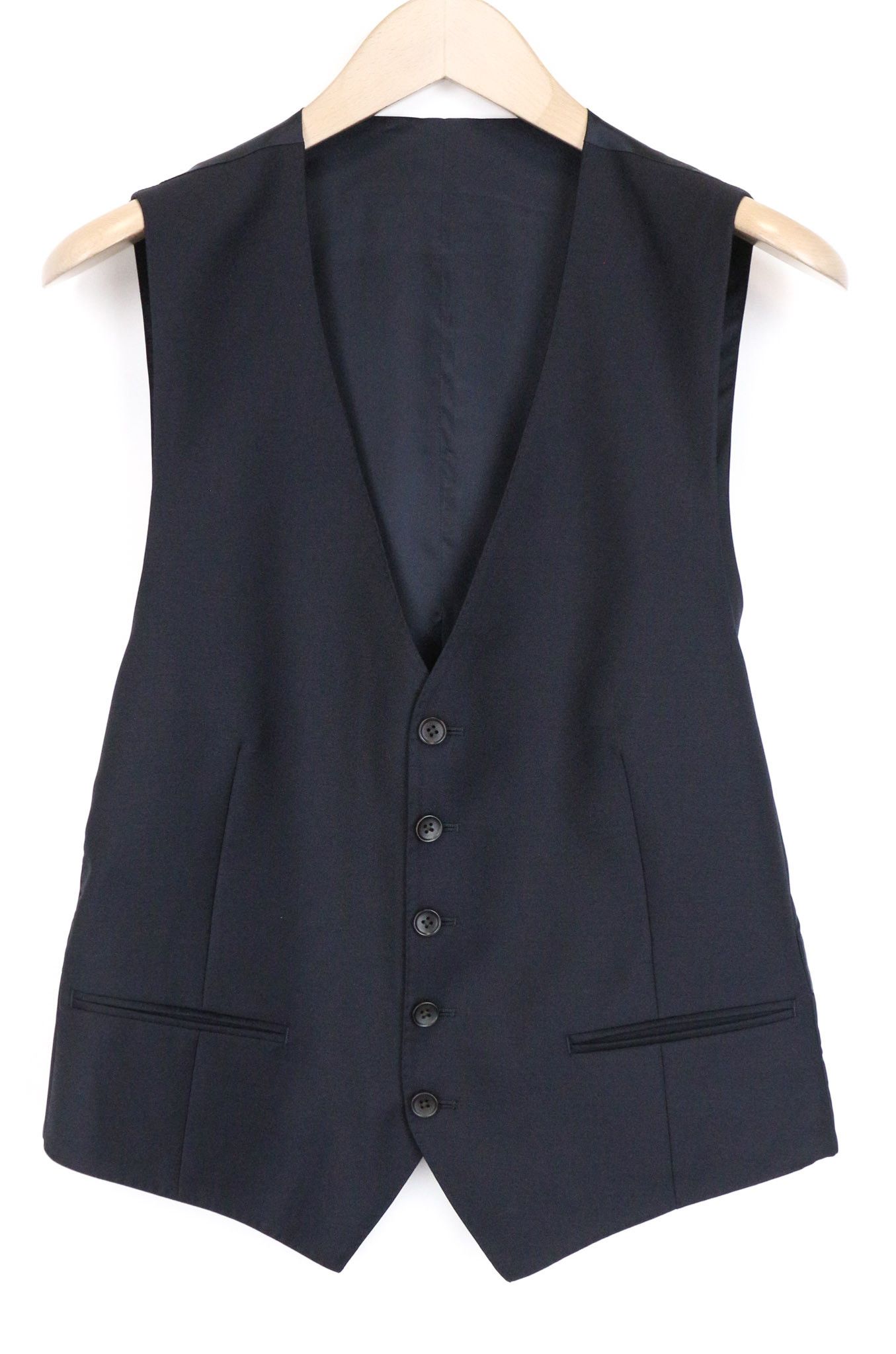 Suitsupply UK38S Navy Blue 2-Piece Slim Wool Suit 76067 Size 38S - 4 Thumbnail