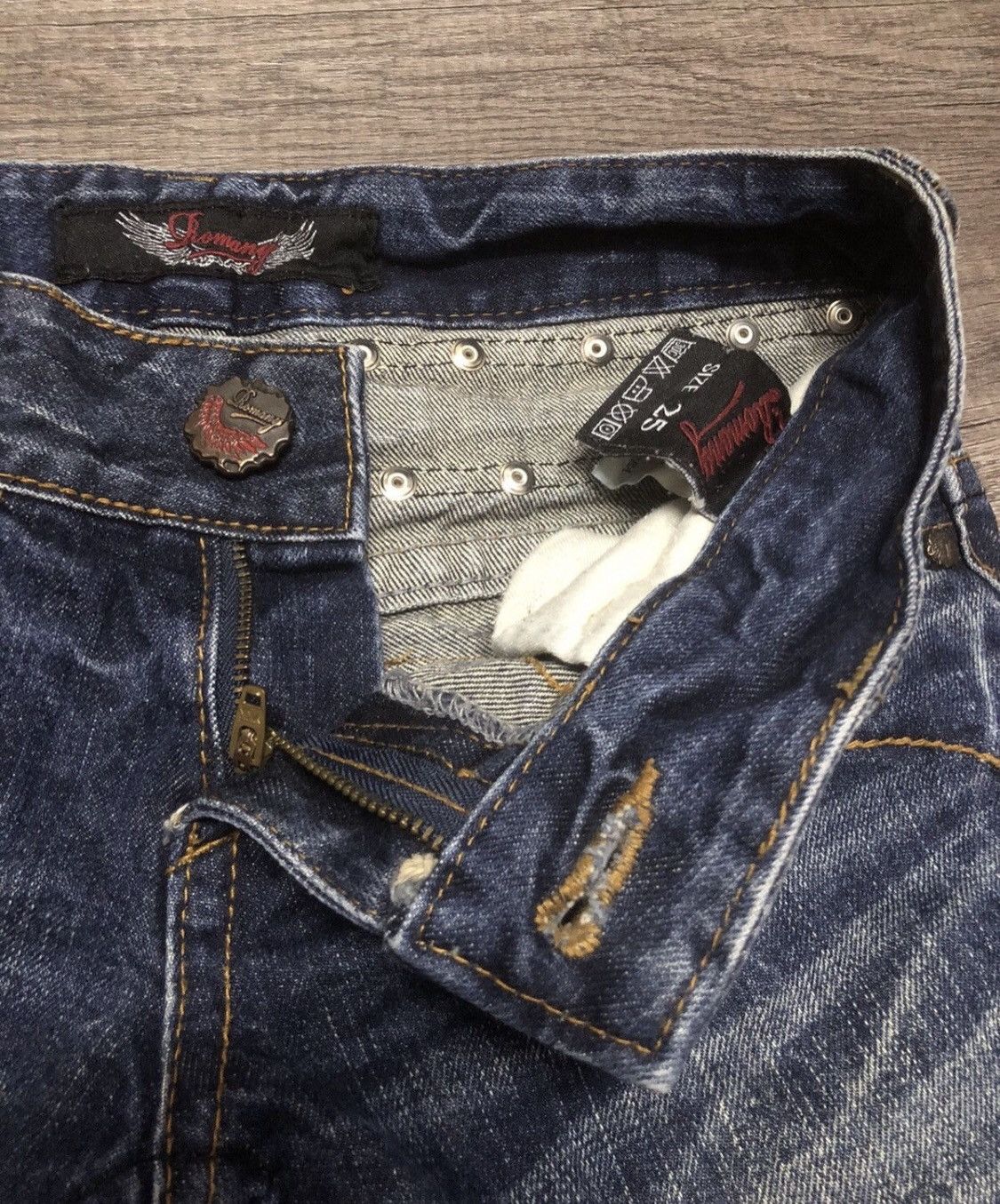 Japanese Brand Romany Denim Jeans like Hysteric Glamour design Size 28" / US 6 / IT 42 - 23 Thumbnail