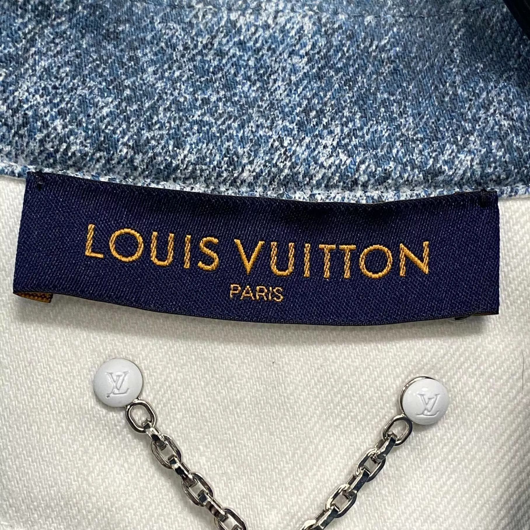 Louis Vuitton LV Starry Gradient Logo Denim Jacket XL Size US XL / EU 56 / 4 - 5 Thumbnail