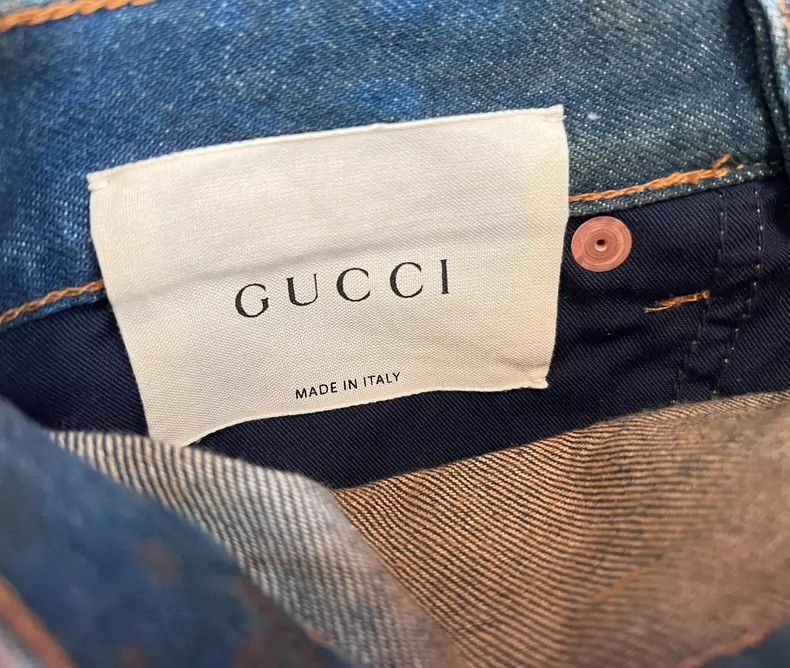 Gucci Gucci Denim Pants with Unique Design-2506 Size US 29 - 4 Thumbnail