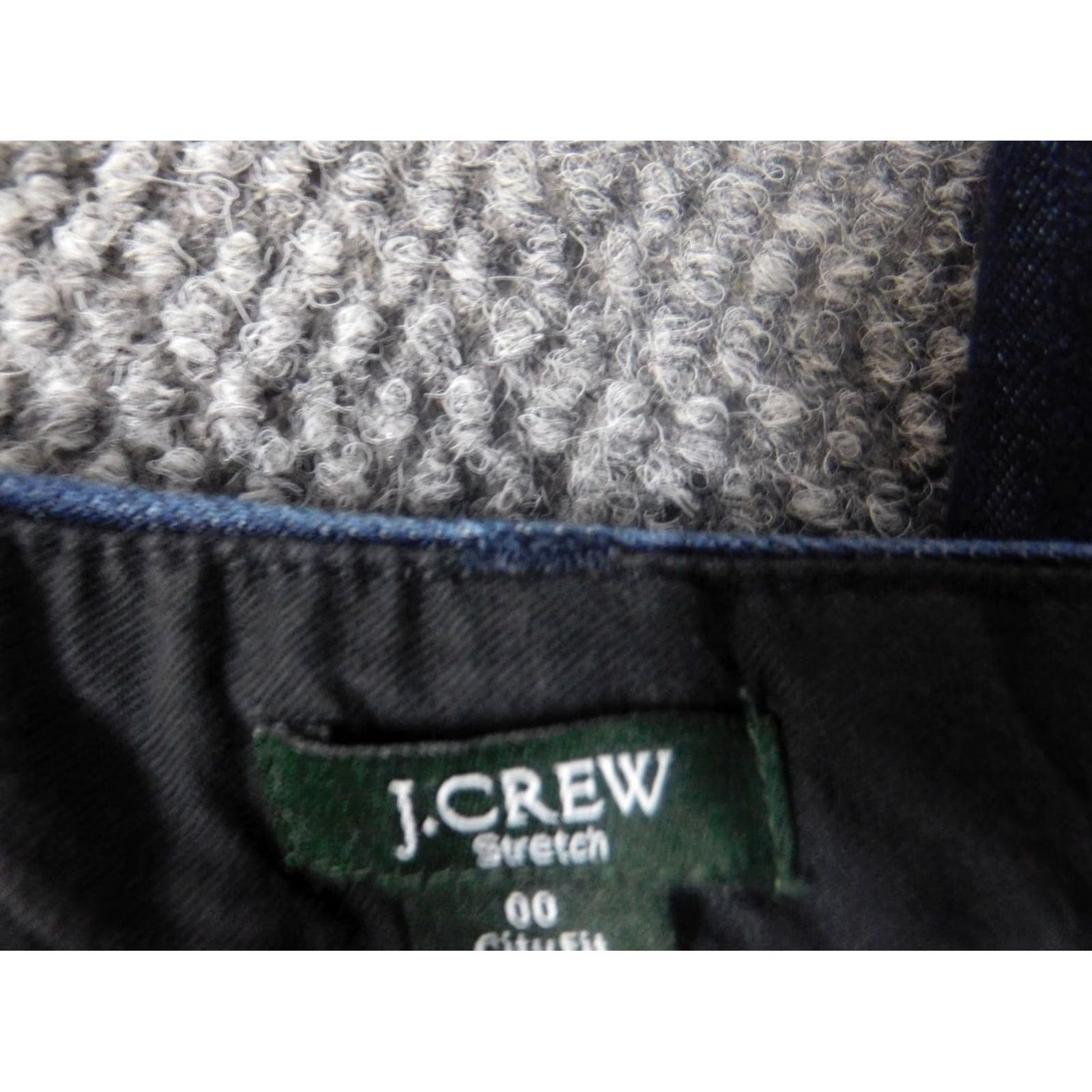 J.Crew J.CREW Jeans Womens 00 Blue Denim Skinny Slim Straight Pocket Zip 27x24 Regular Modern Designer Size 24" / US 00 / IT 34 - 3 Thumbnail