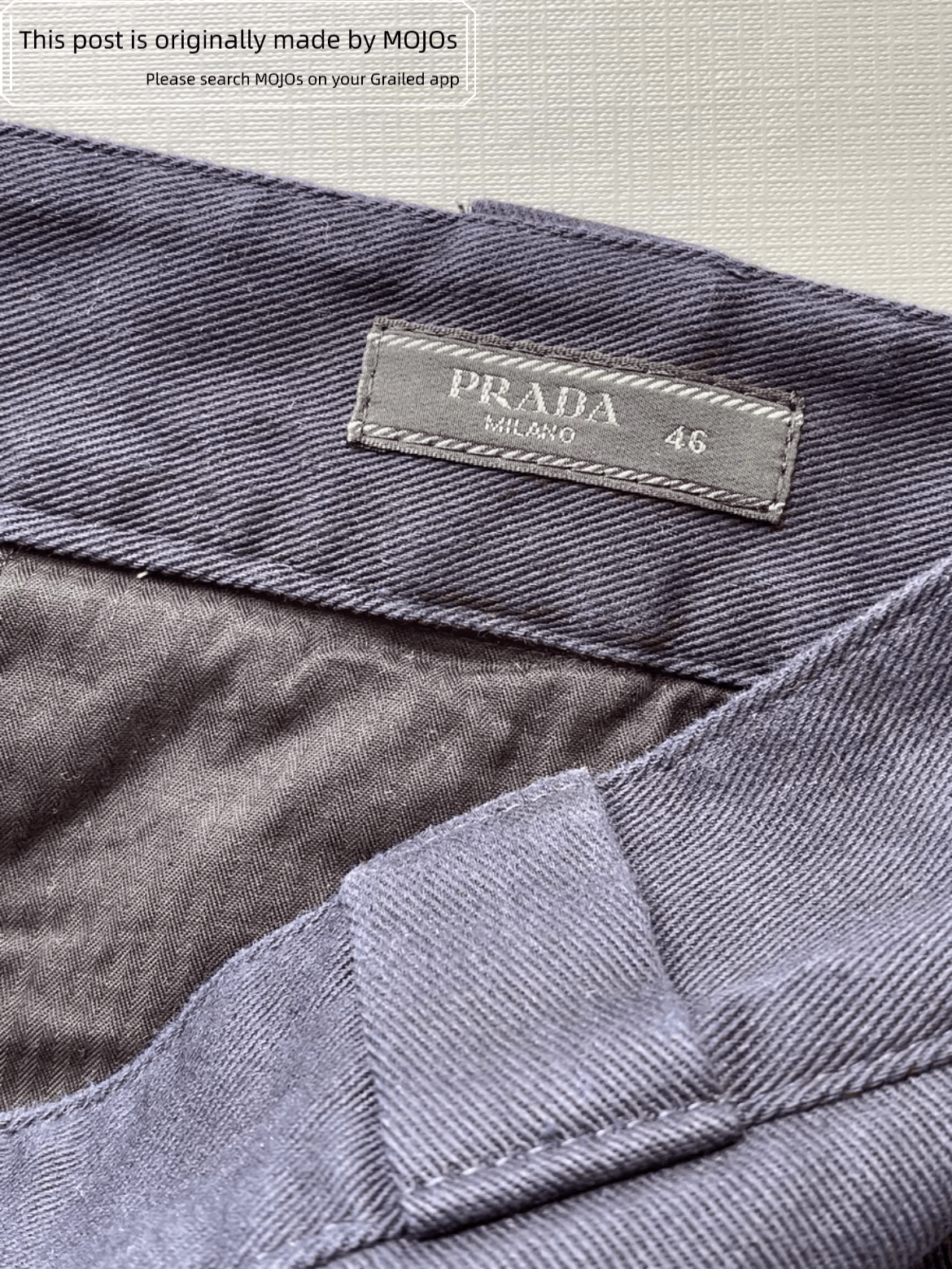 Prada Sz 46 Prada 18AW Rubber Label Straight Leg Pants Size US 30 / EU 46 - 5 Thumbnail